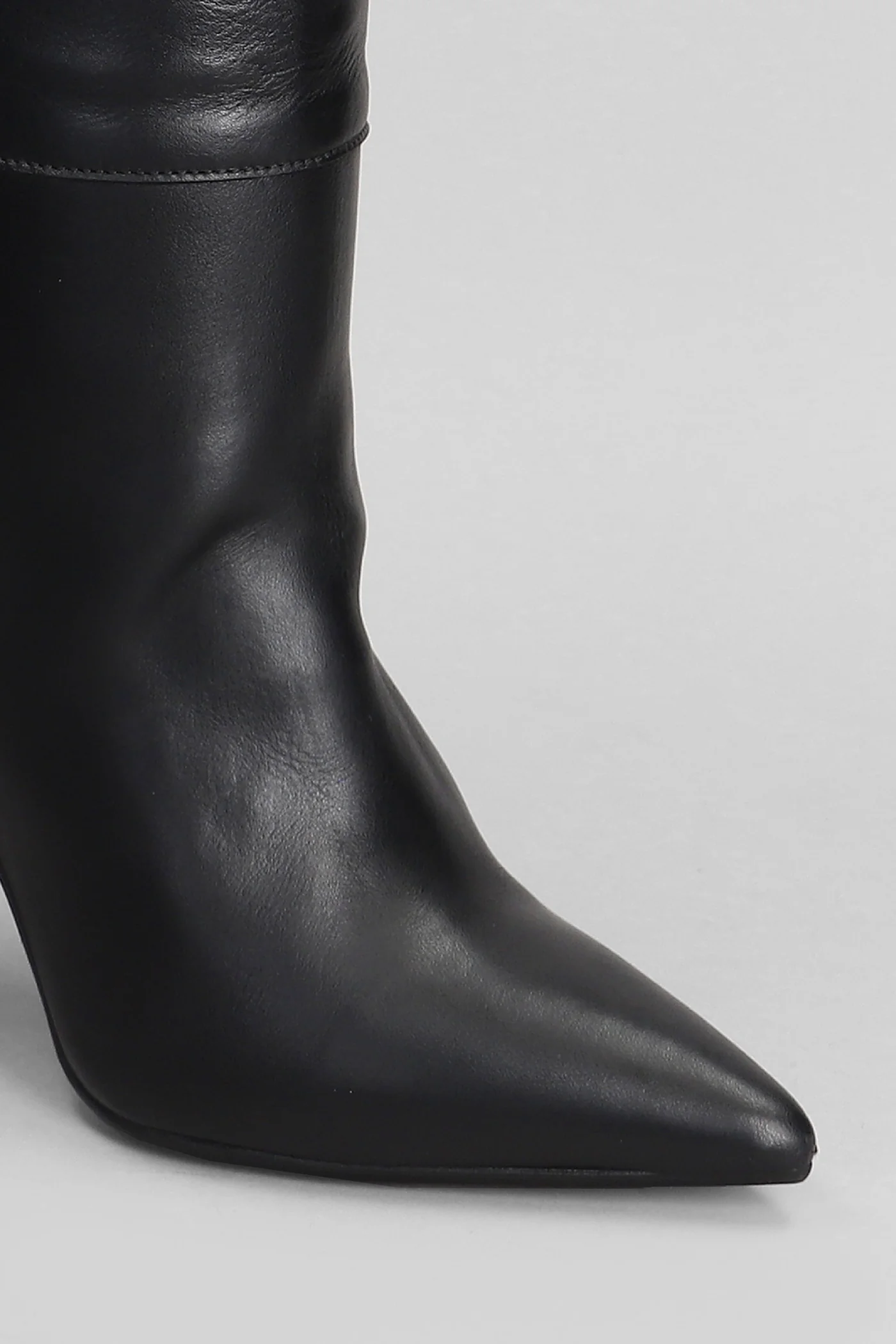 Kimera High heels boots in black leather - Image 5