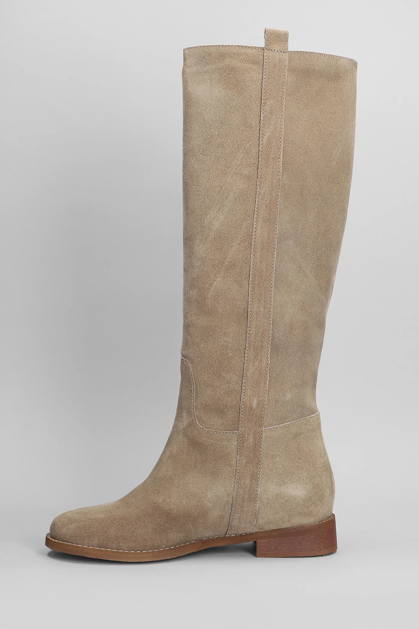Masha  in taupe suede - Image 3