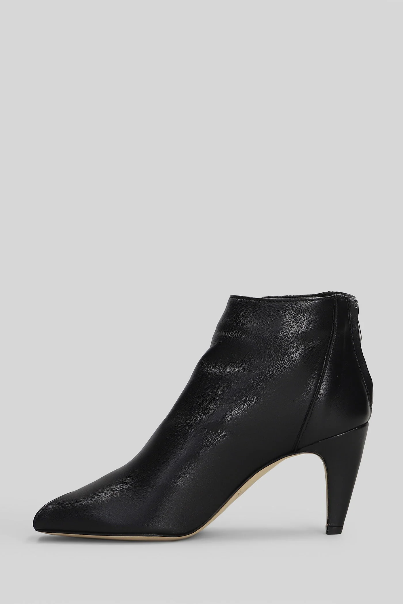 Raffy High heels Ankle boots in black leather - Image 3