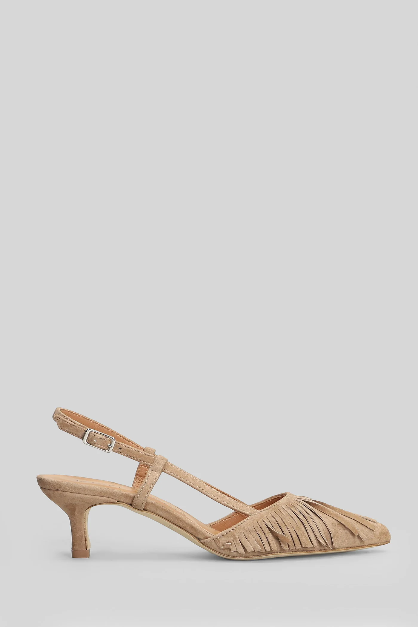Vilma Pumps in Camel suede