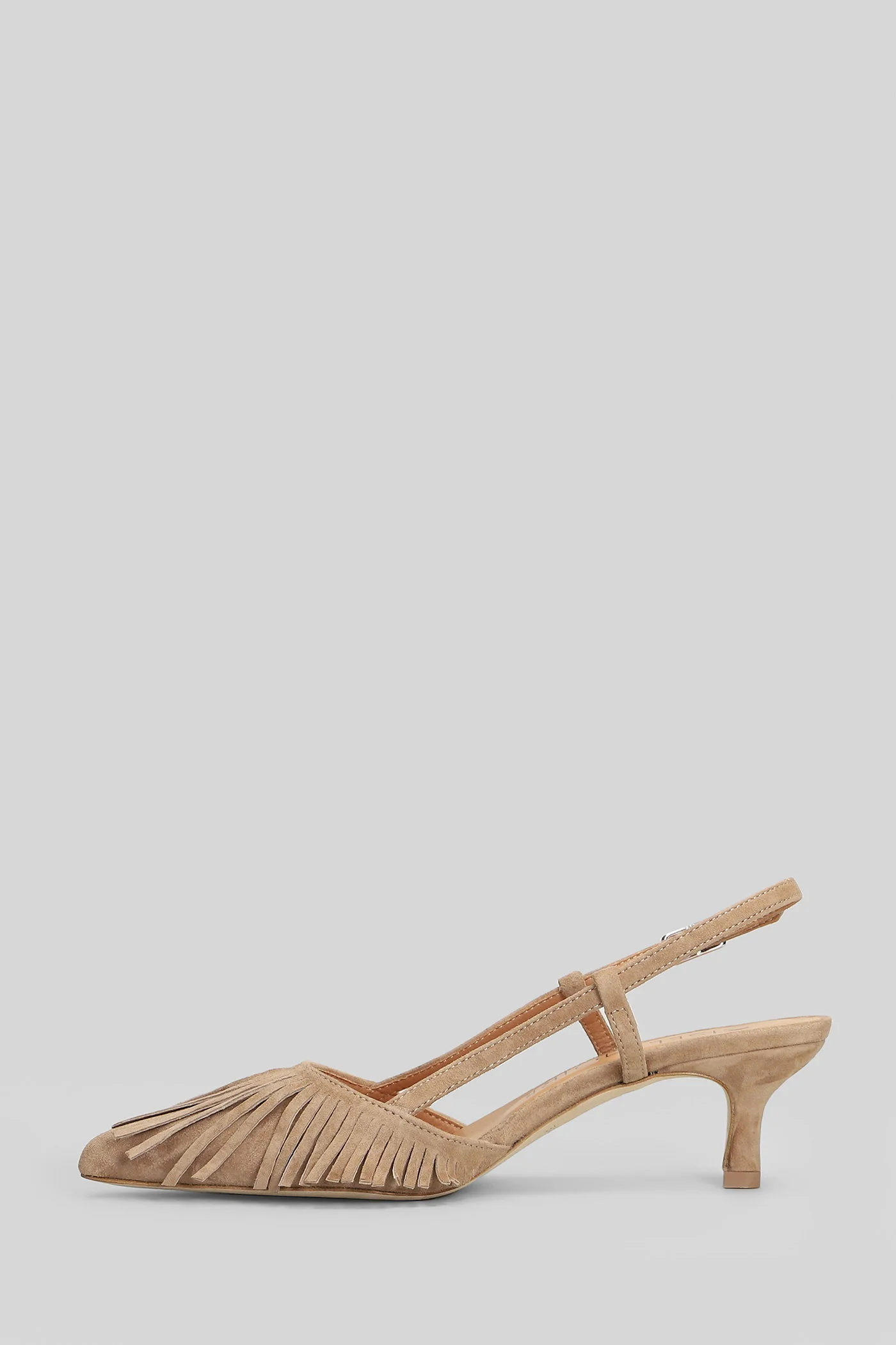 Vilma Pumps in Camel suede - Image 3
