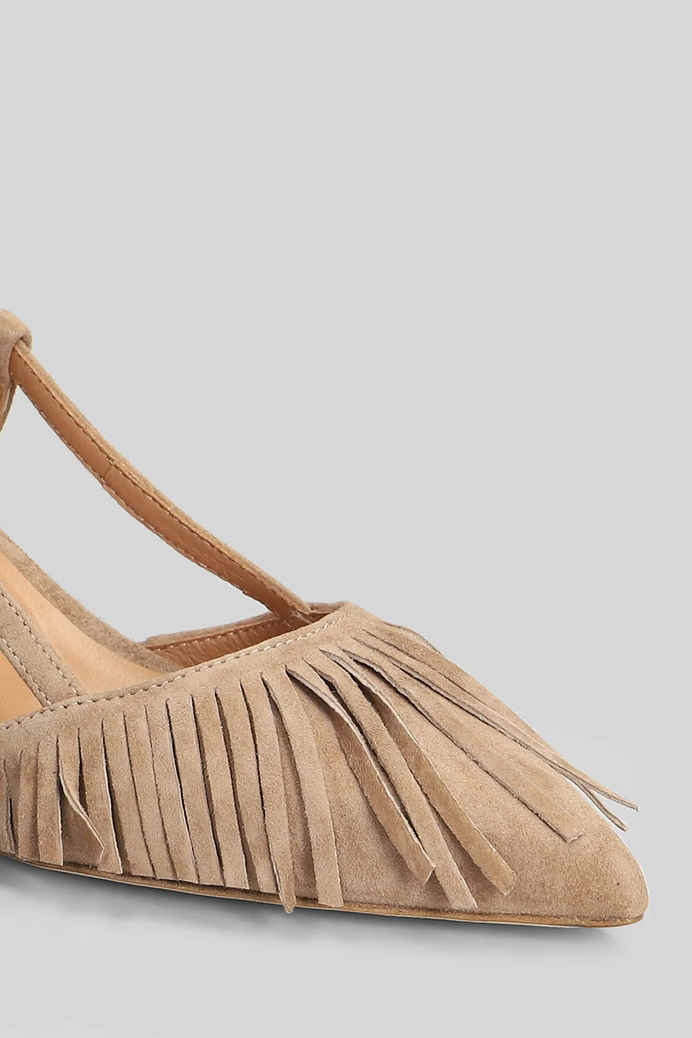 Vilma Pumps in Camel suede - Image 5