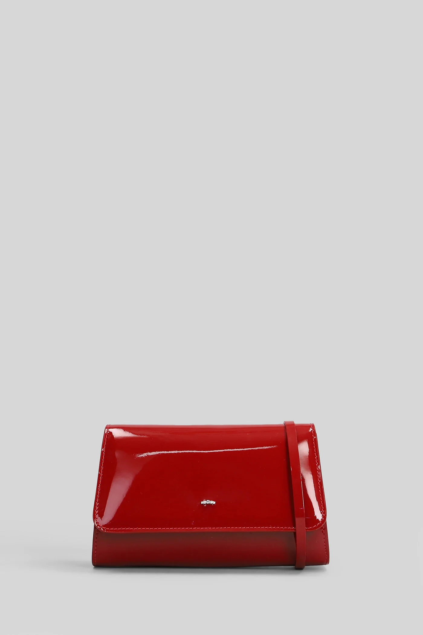 Cleopatra mini Clutch in red leather