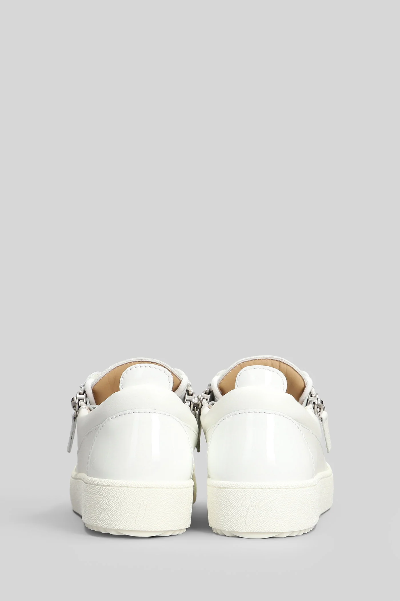 Gail Sneakers in white leather - Image 4