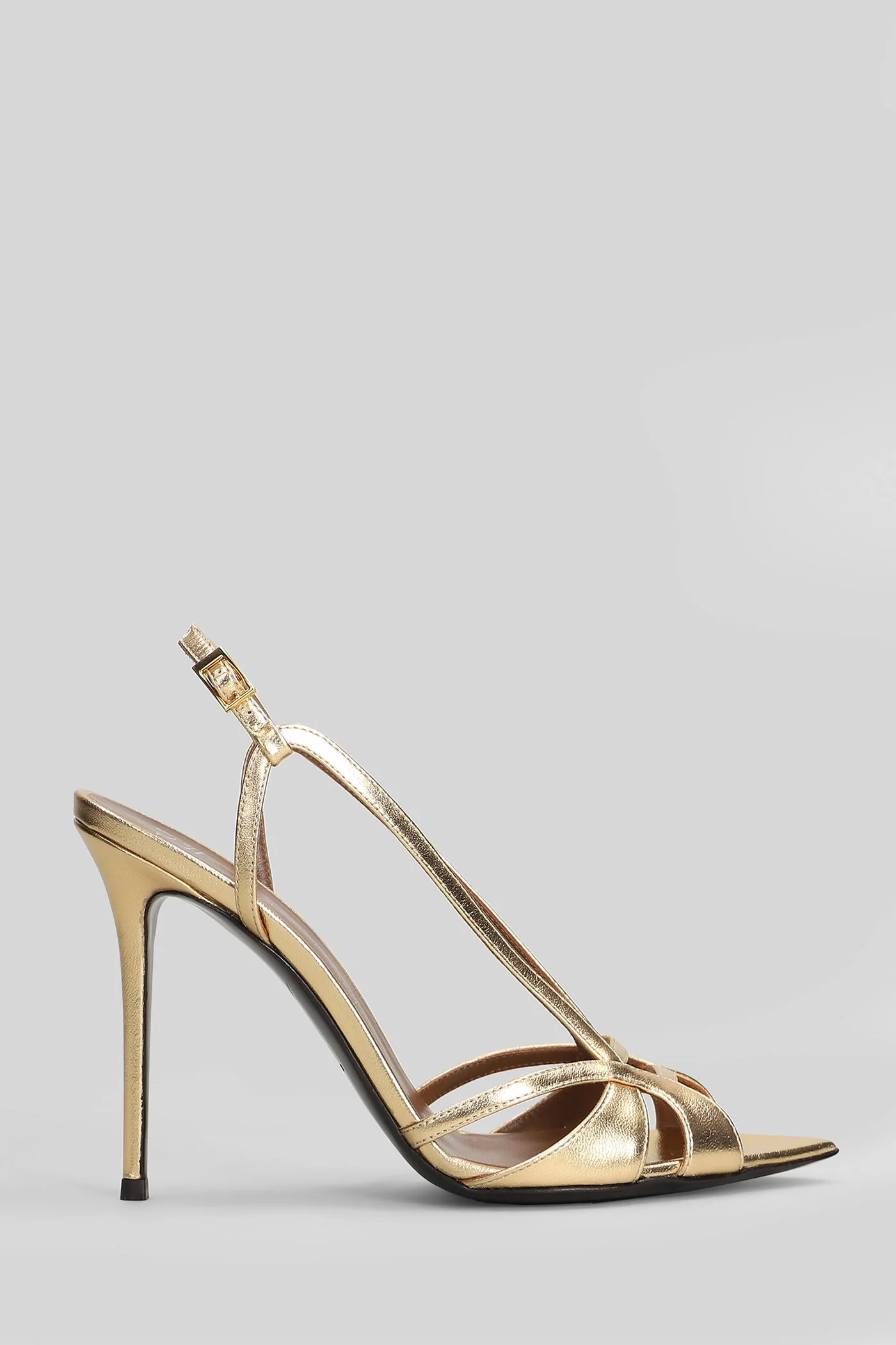Intriigo 105 Sandals in gold leather