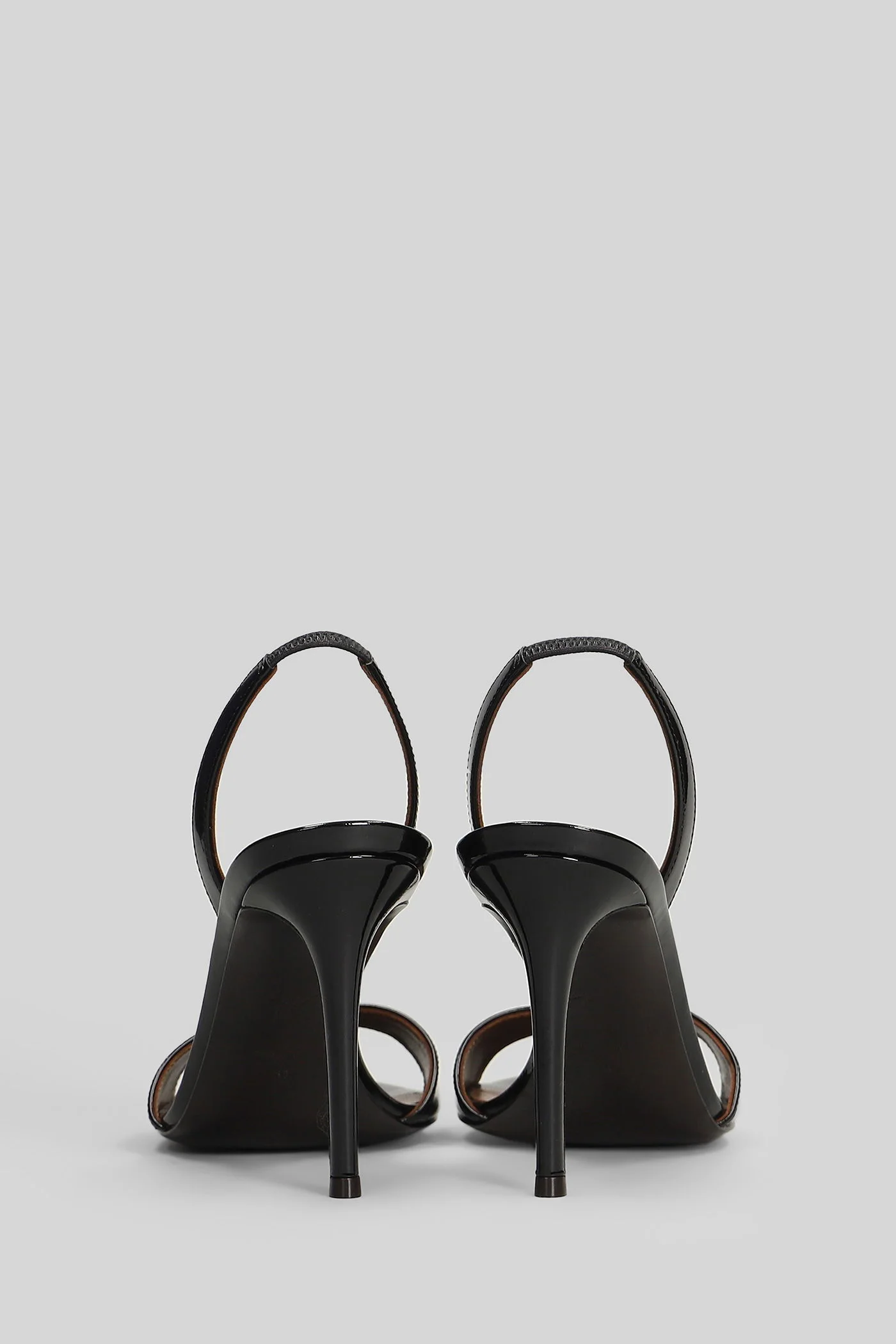 Lilibeth 90 Sandals in black patent leather - Image 4