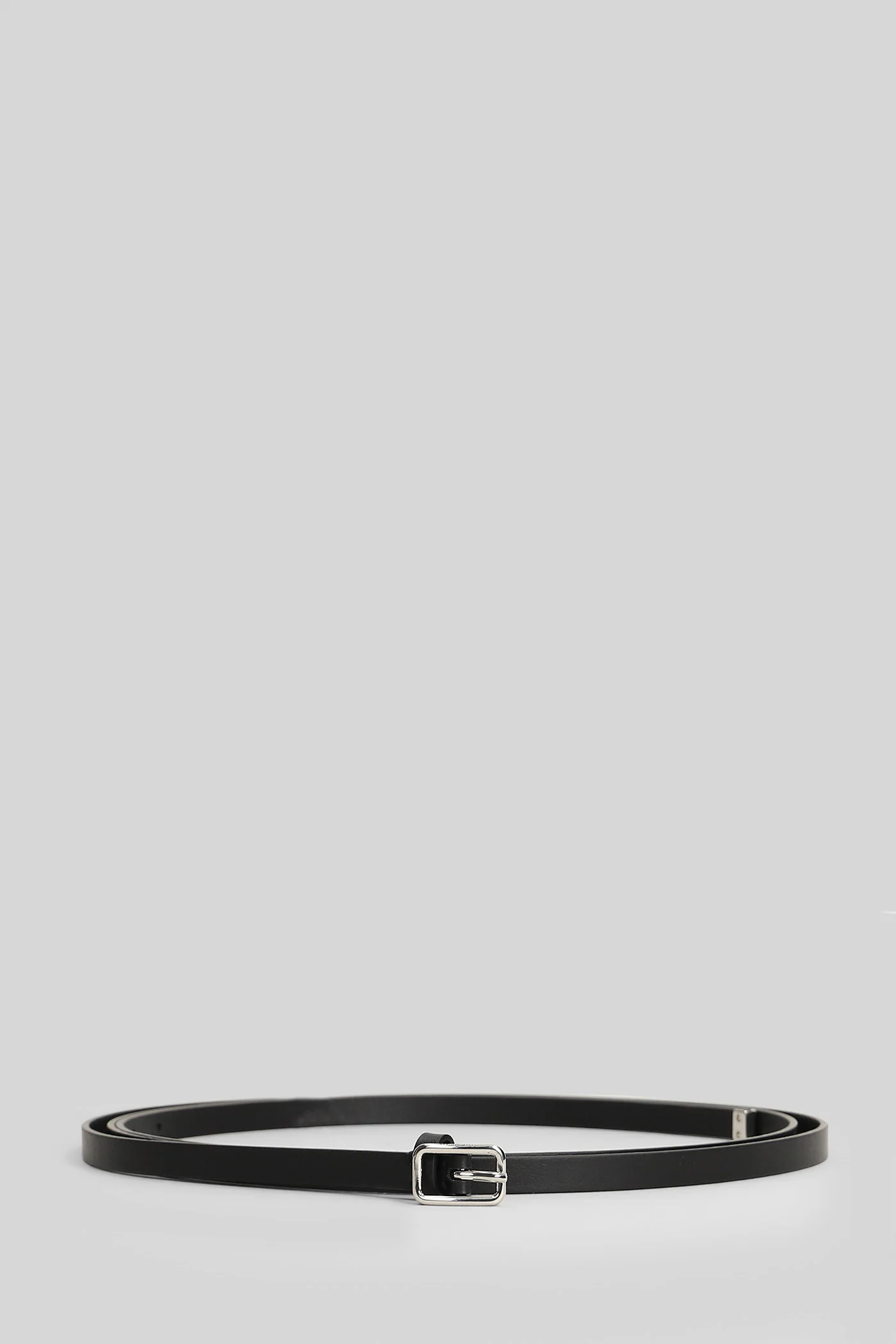 Belts in black leather