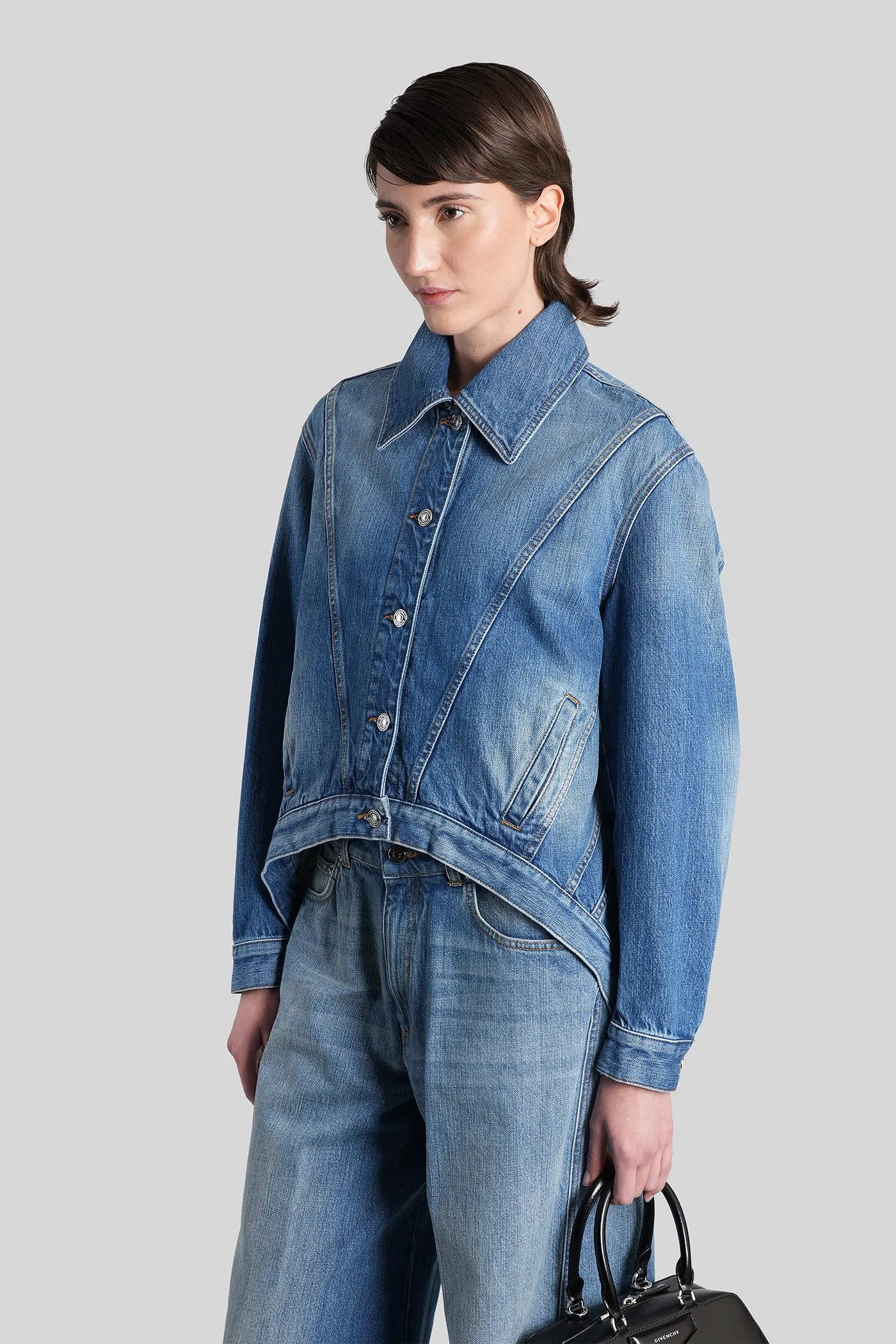 Denim Jackets in blue cotton - Image 4