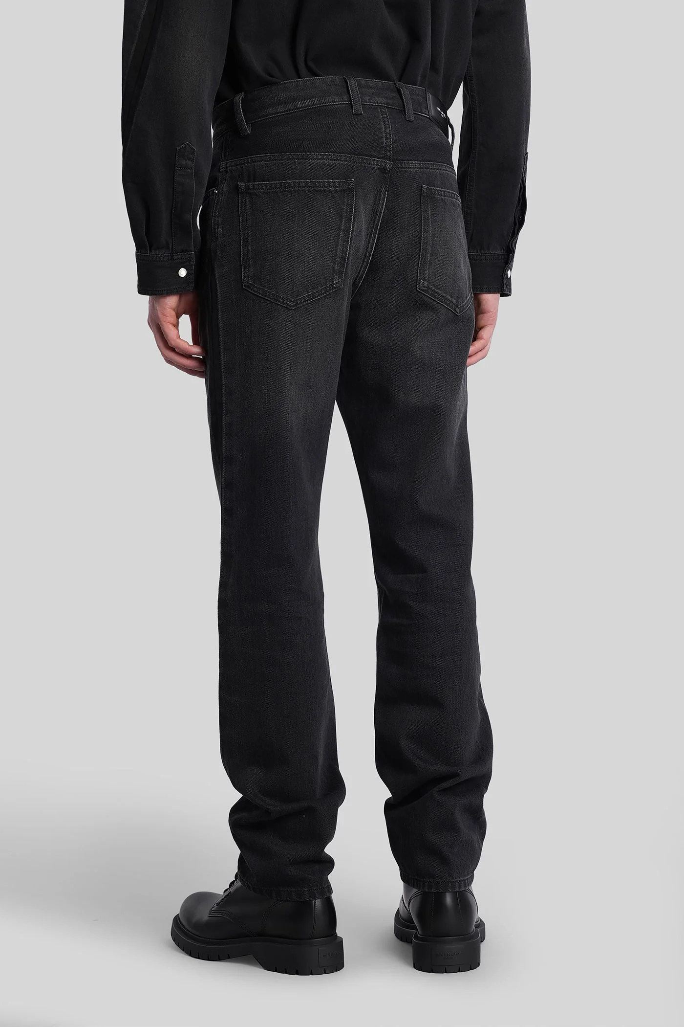 Jeans in black cotton - Image 3