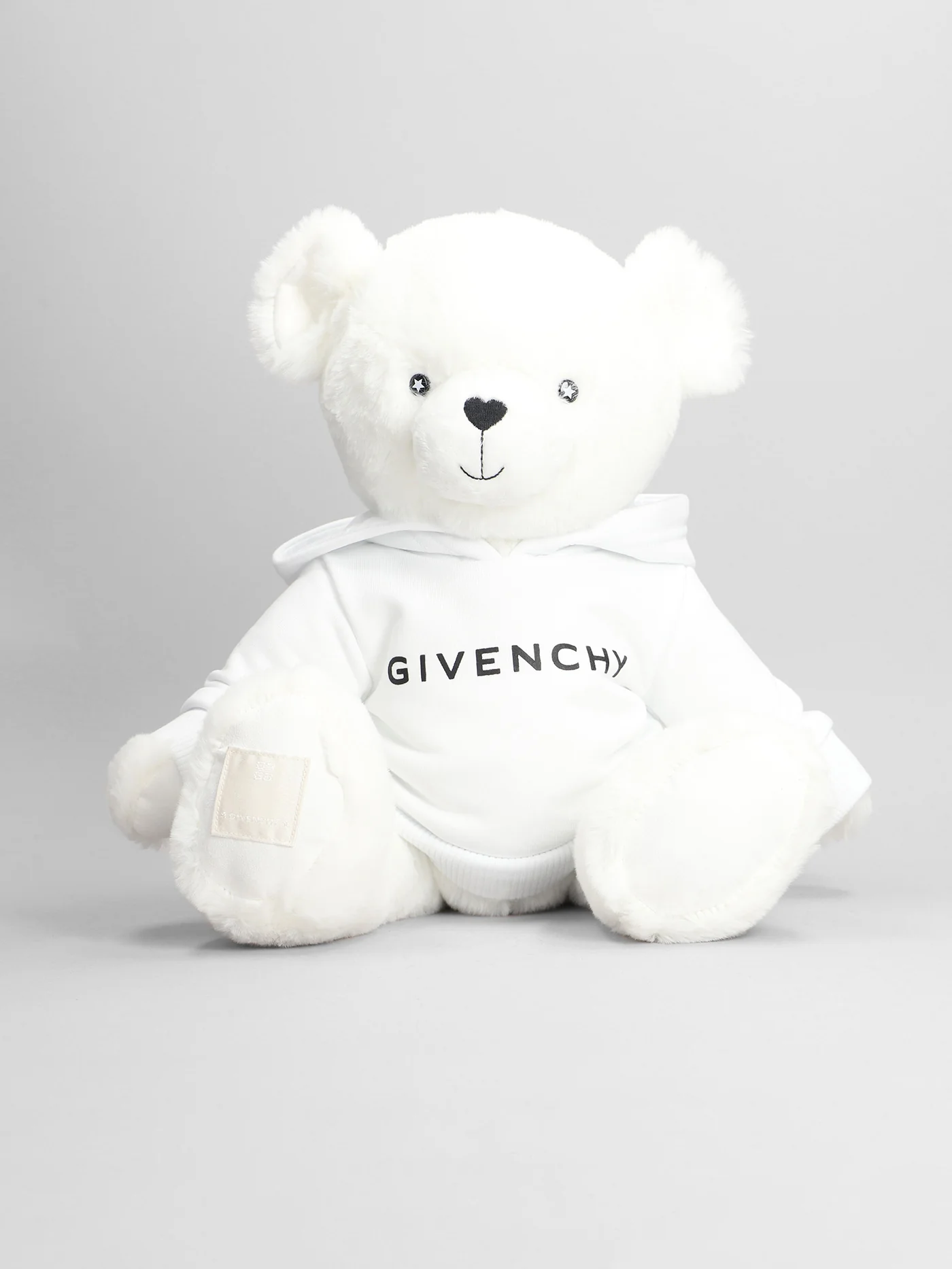 in white polyester