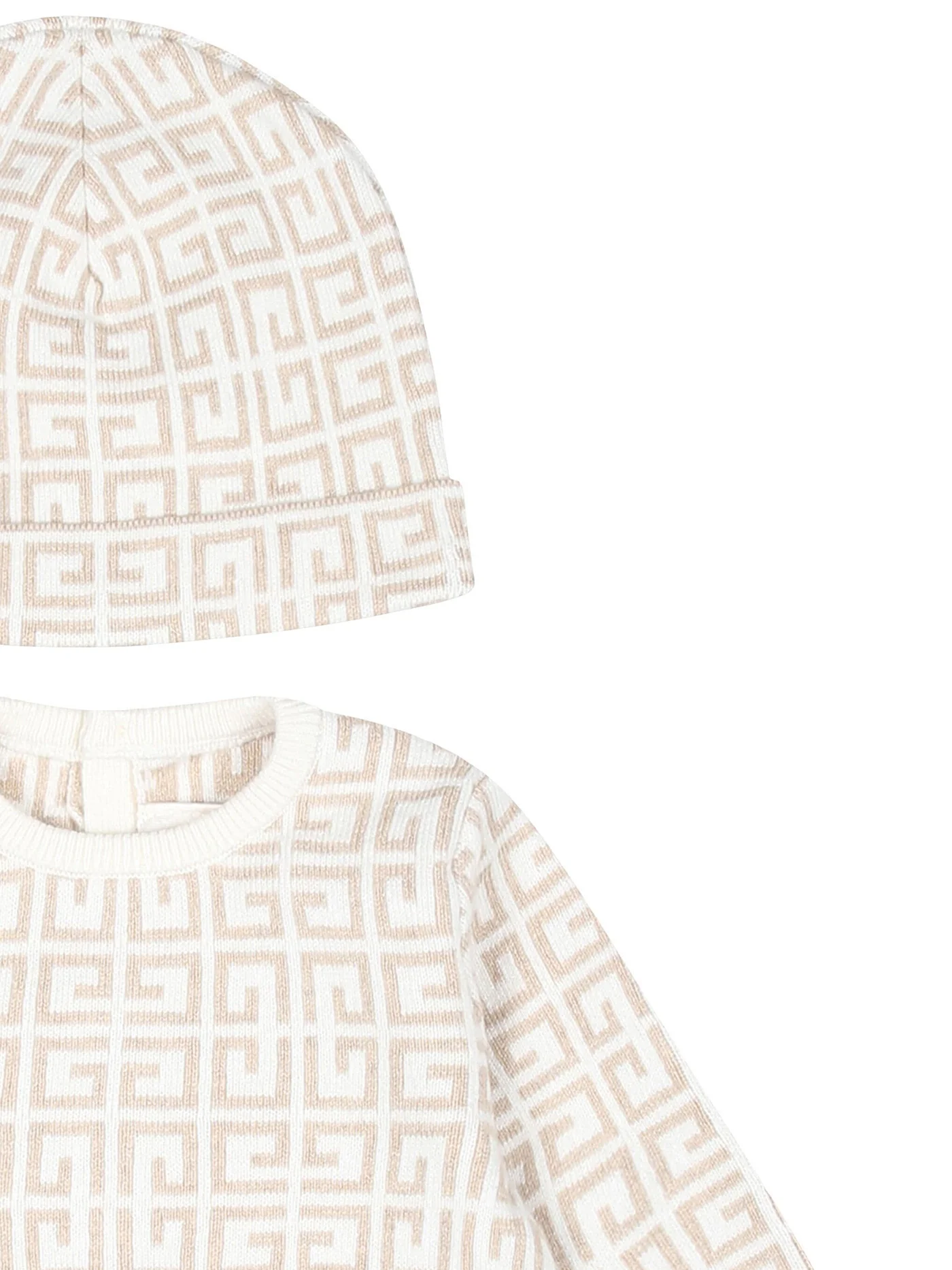Jumpsuit in beige cotton - Image 3