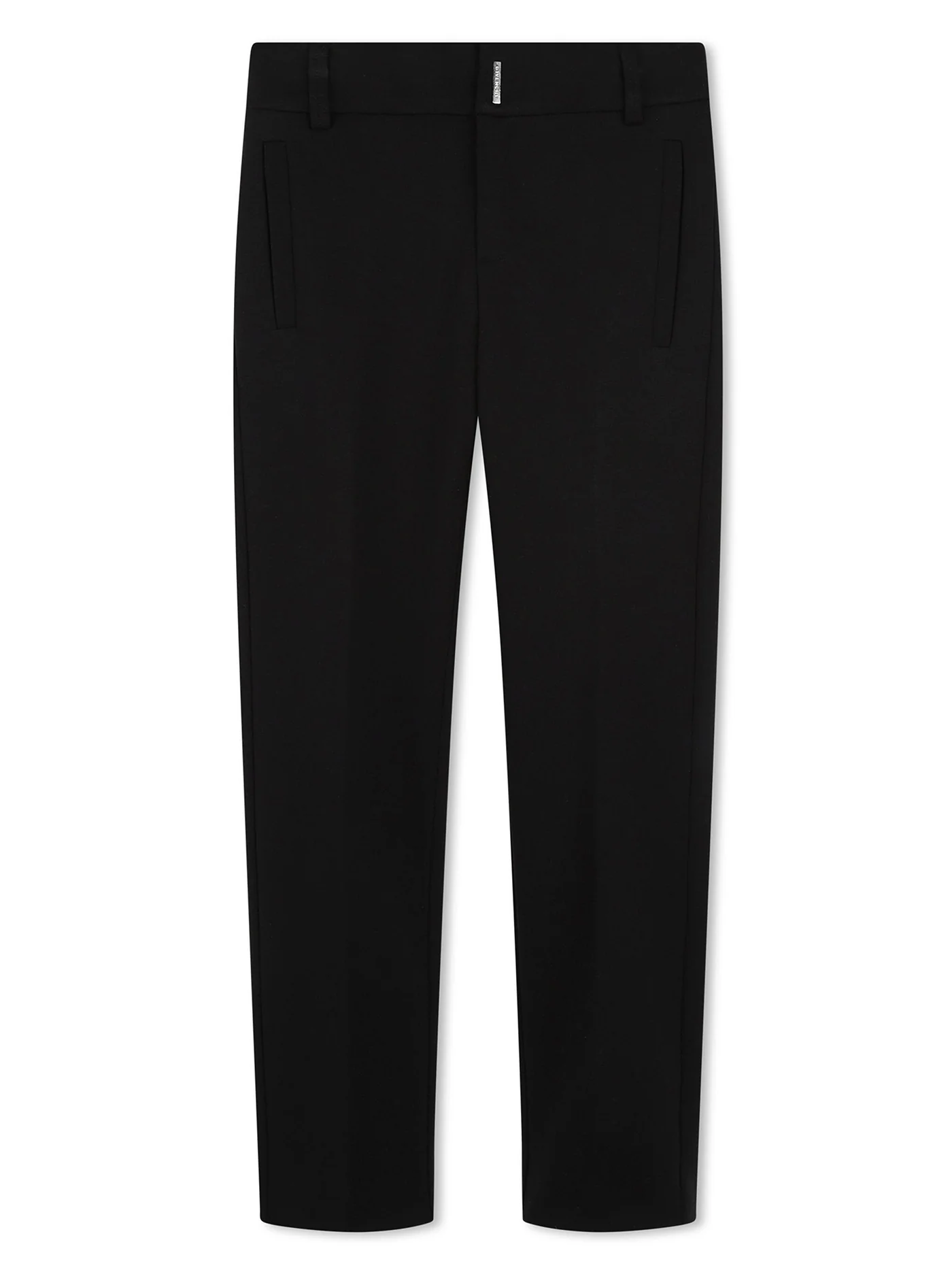 Pants in black cotton