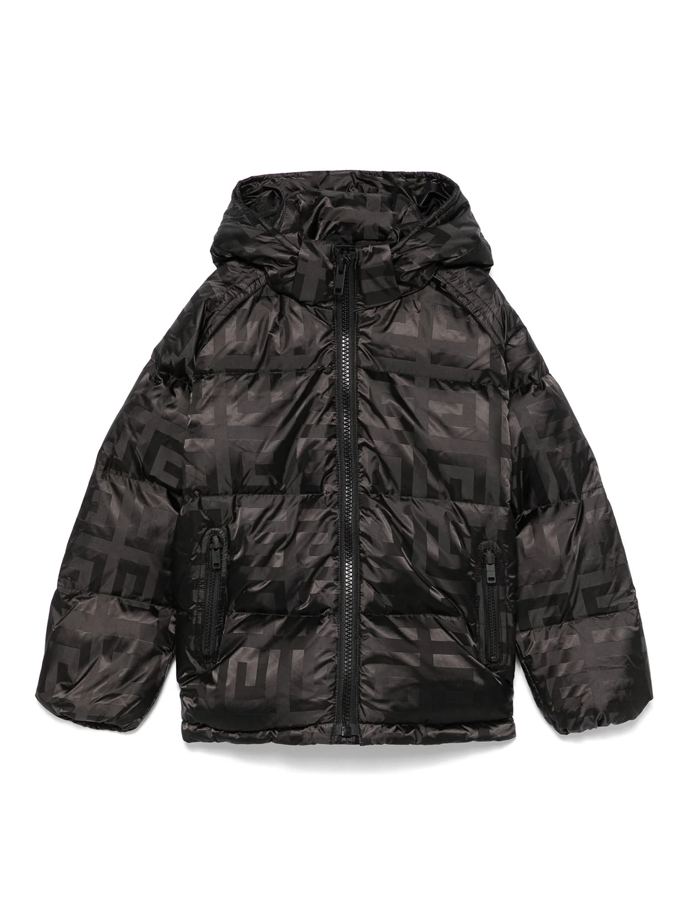 puffer in black polyamide