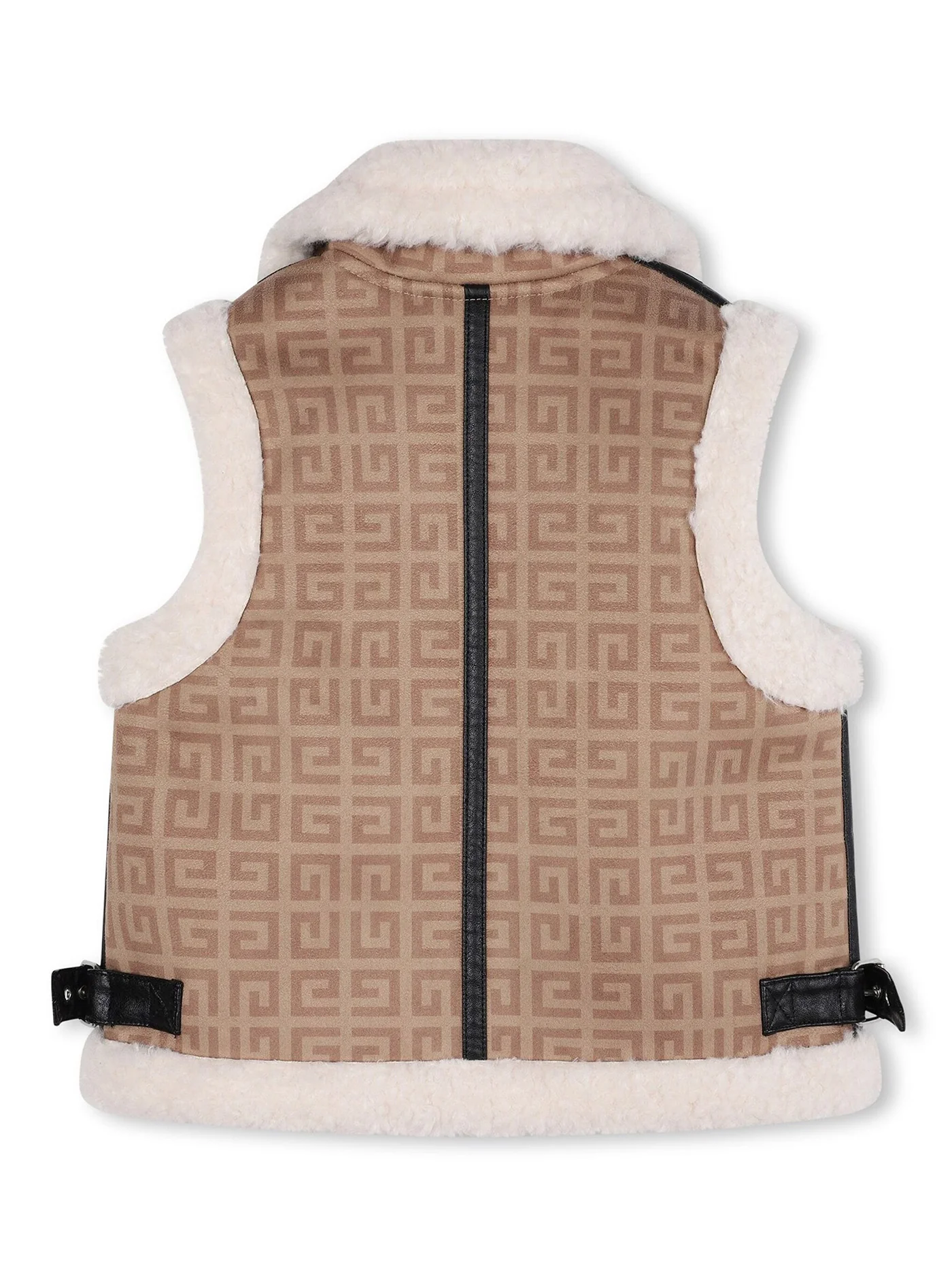 Vest in beige polyester - Image 2