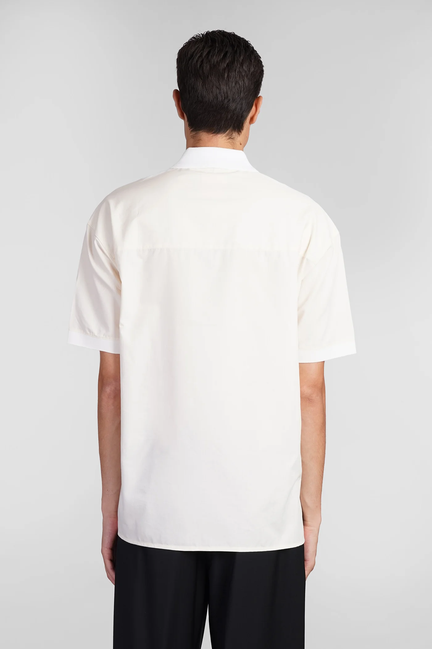 Polo in beige cotton - Image 3