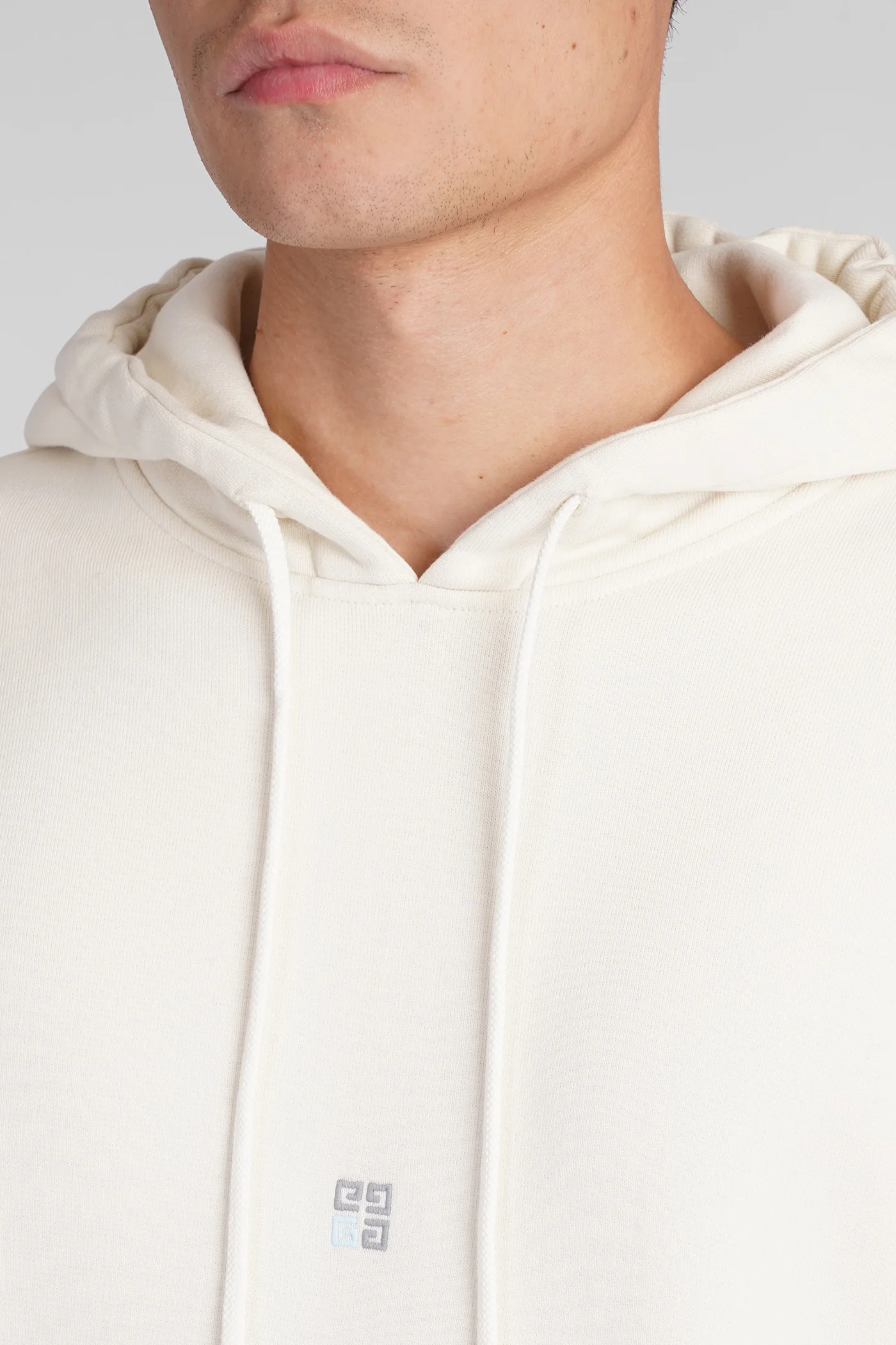 Sweatshirt in beige cotton - Image 5