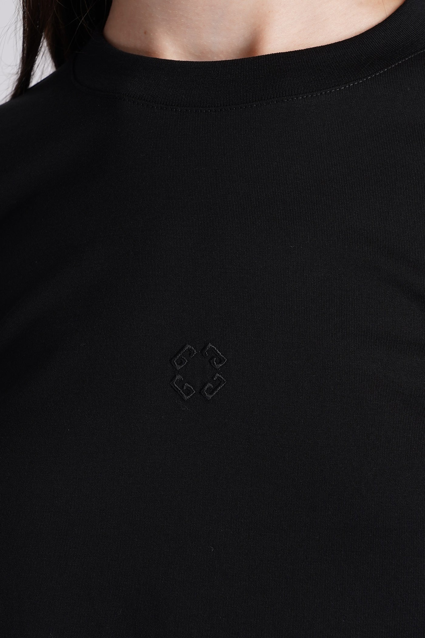 T-Shirt in black cotton - Image 5