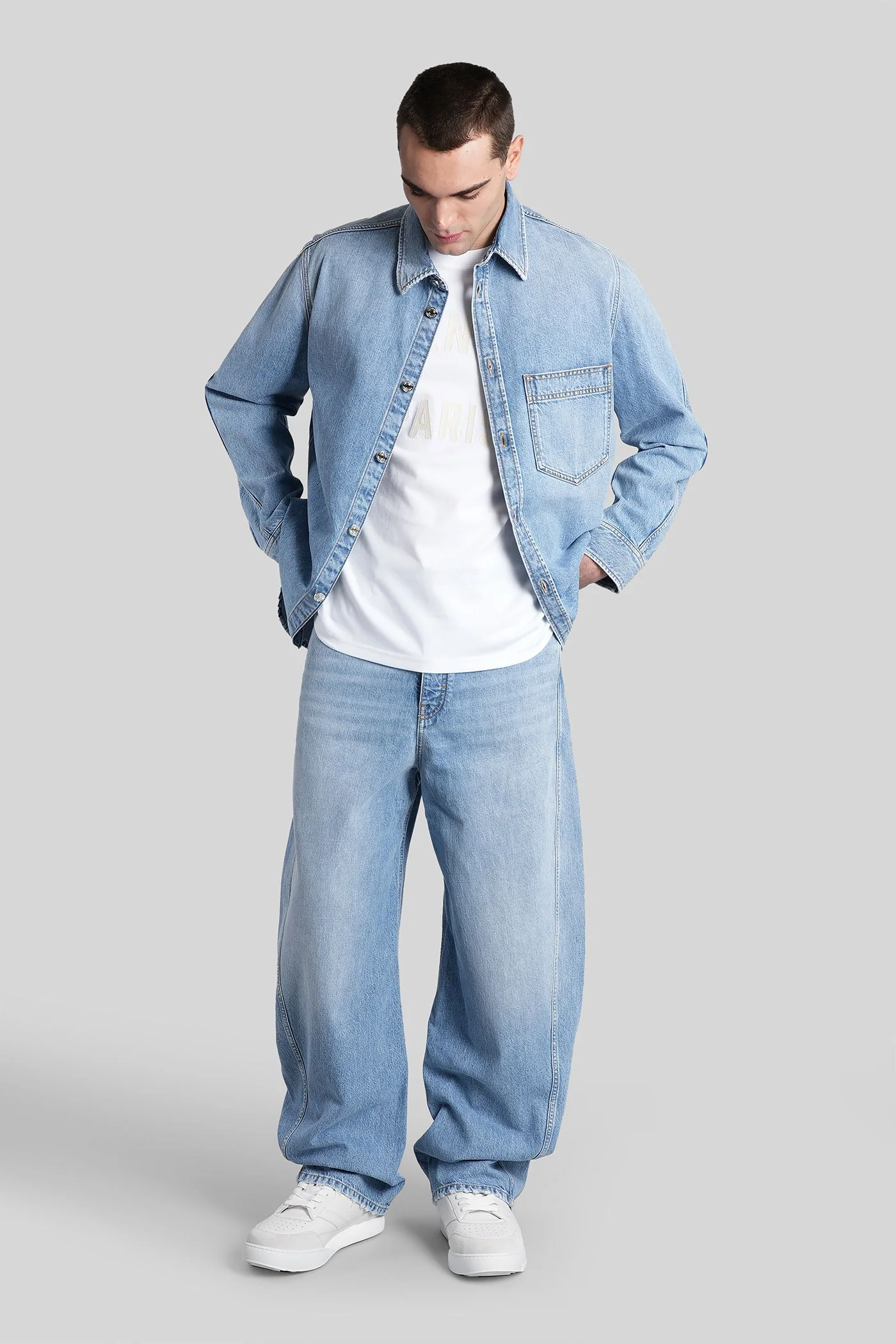 T-Shirt in white cotton - Image 2