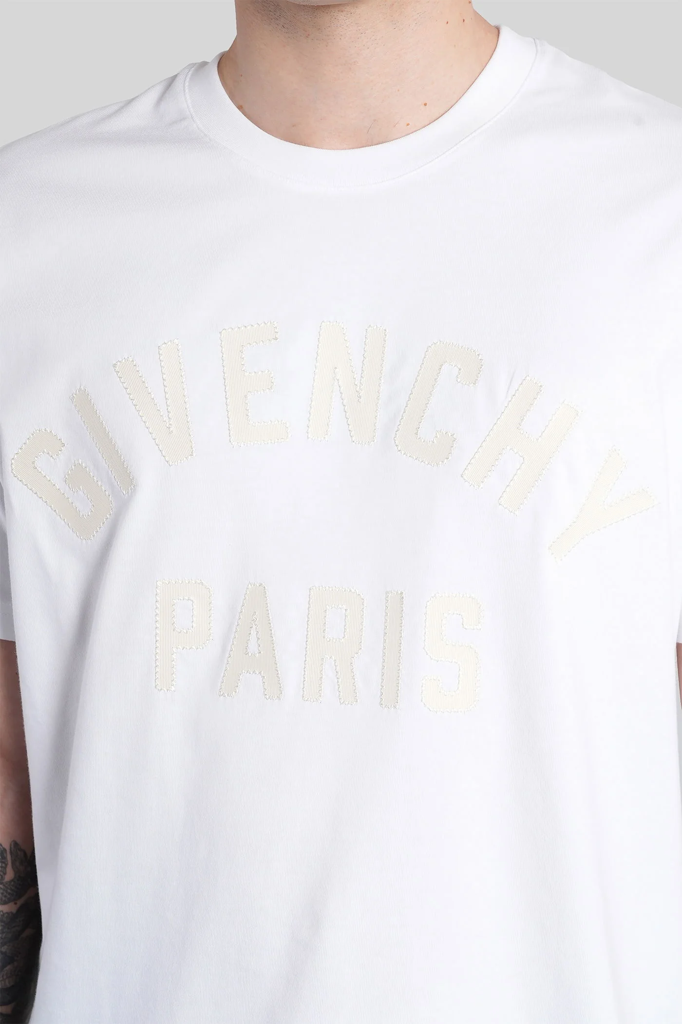 T-Shirt in white cotton - Image 5