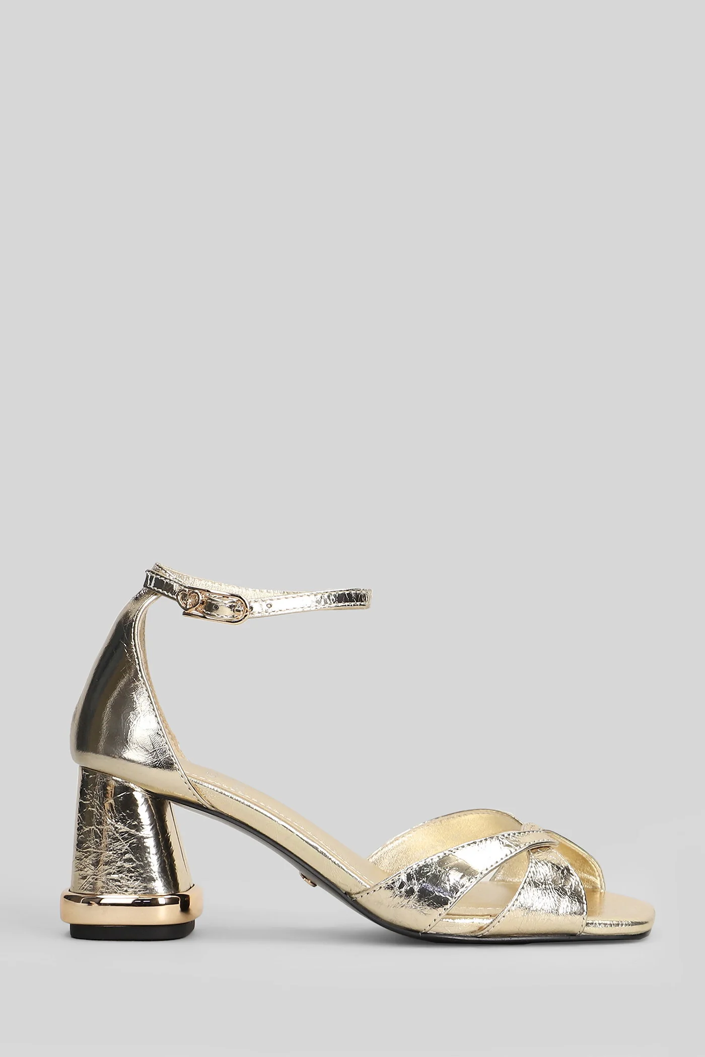 Cake-M Sandals in gold leather
