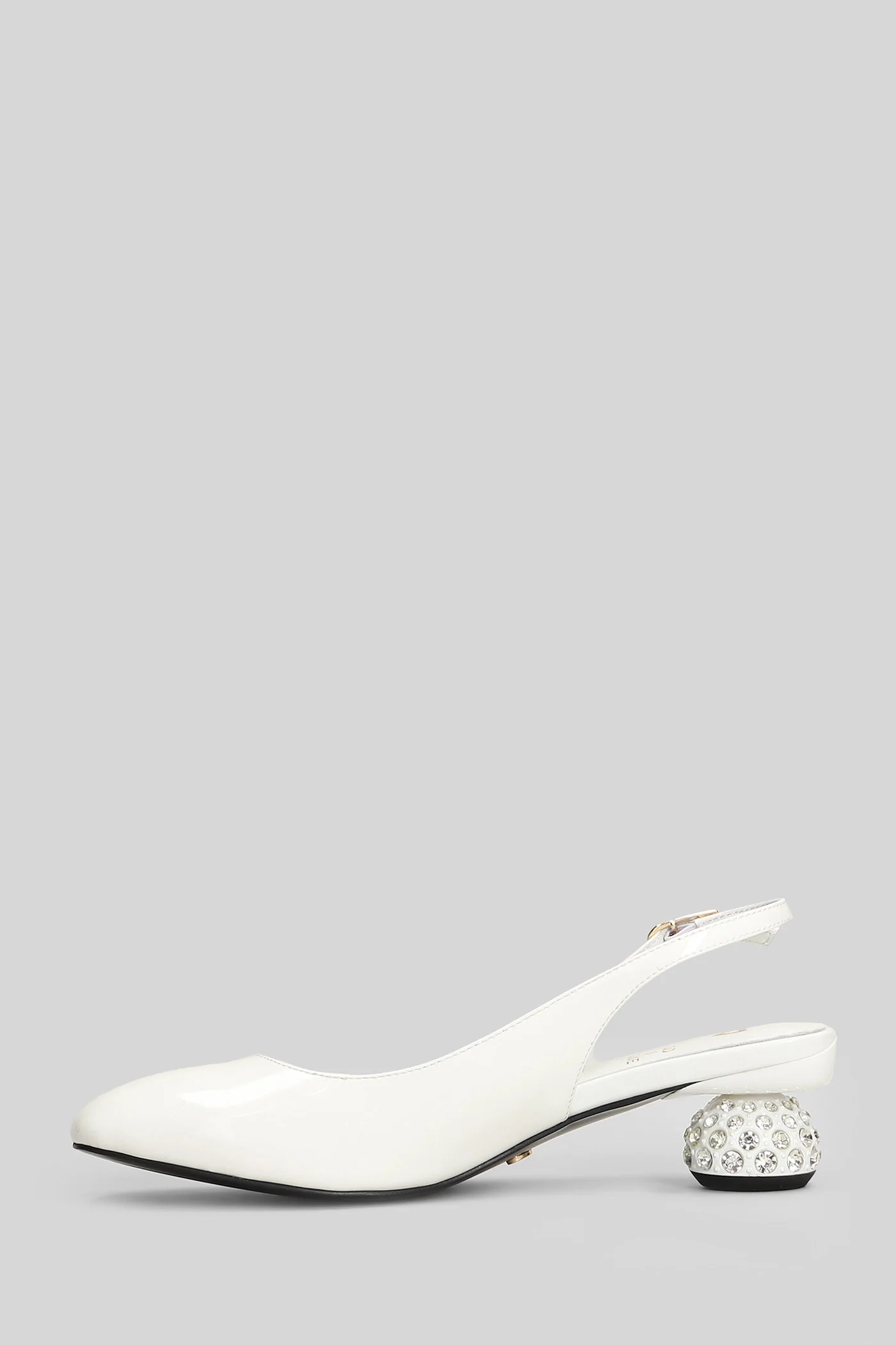 Joy Pumps in white patent leather - Image 3