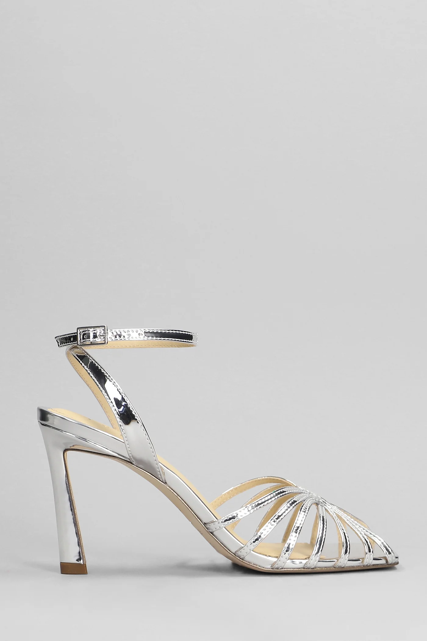 Luce Sandals in silver leather