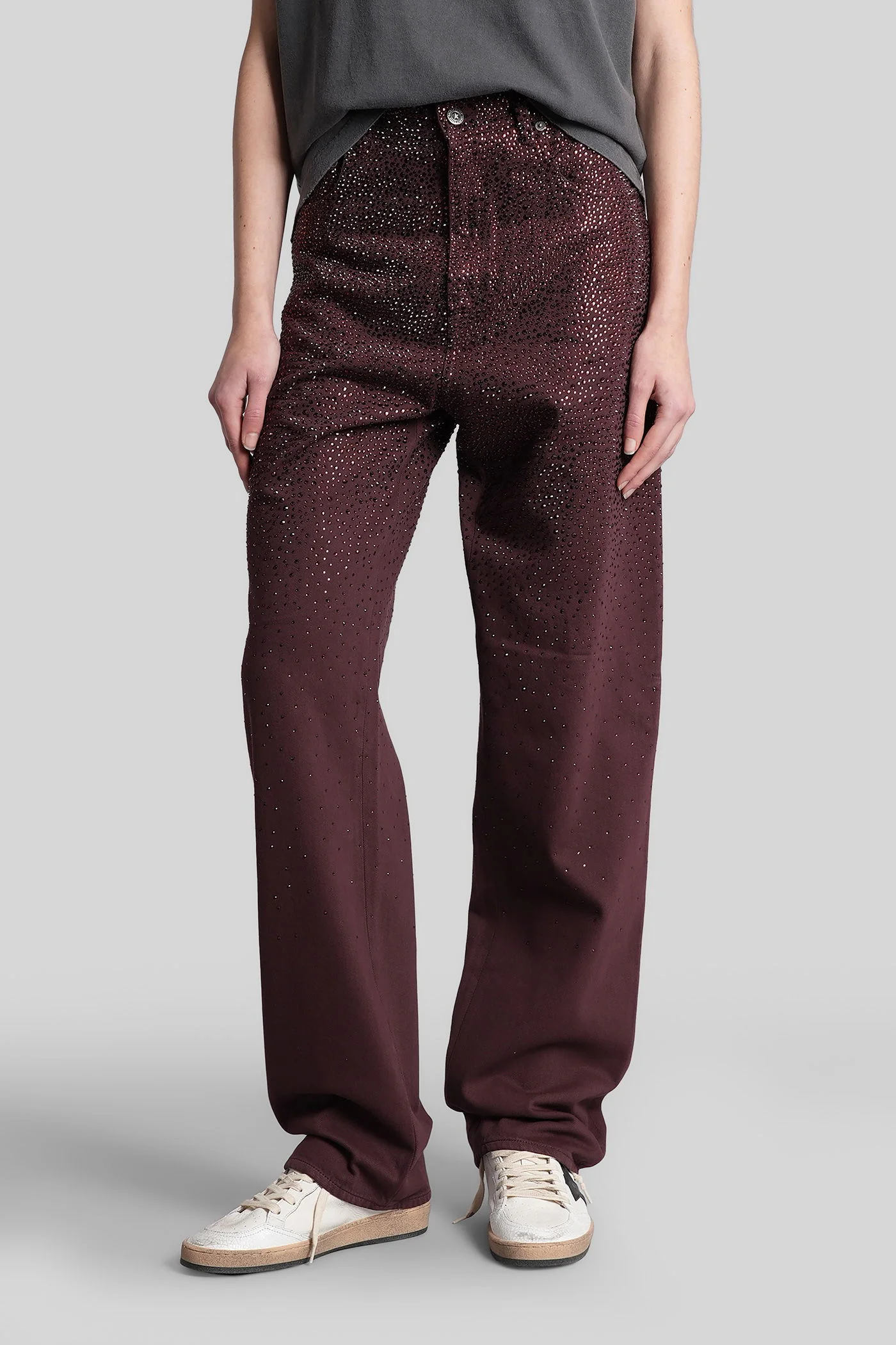 Kim Jeans in bordeaux denim