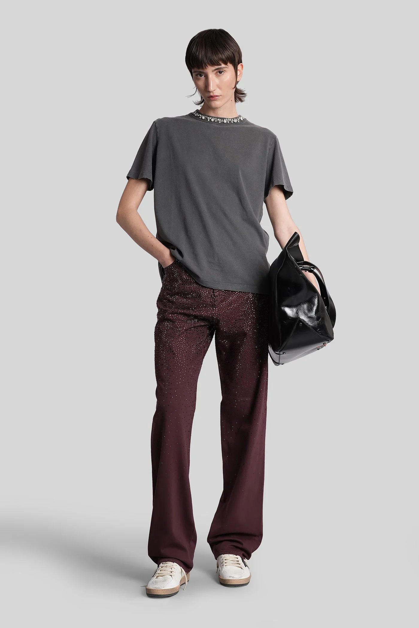 Kim Jeans in bordeaux denim - Image 2