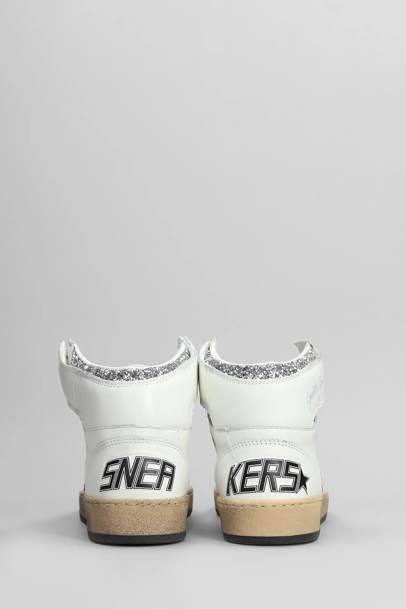 Sky Star Sneakers in white leather - Image 4