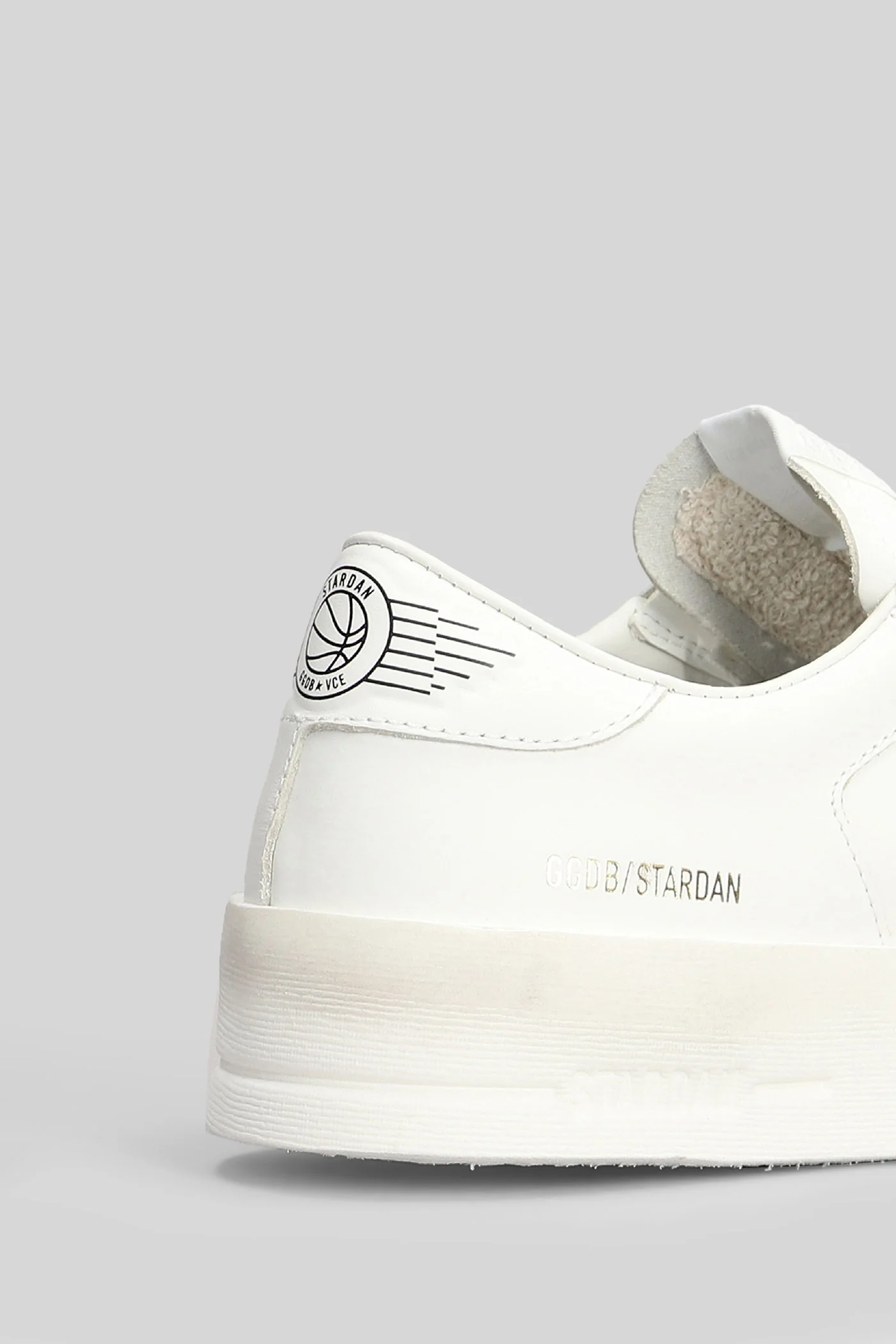 Stardan Sneakers in white leather - Image 5