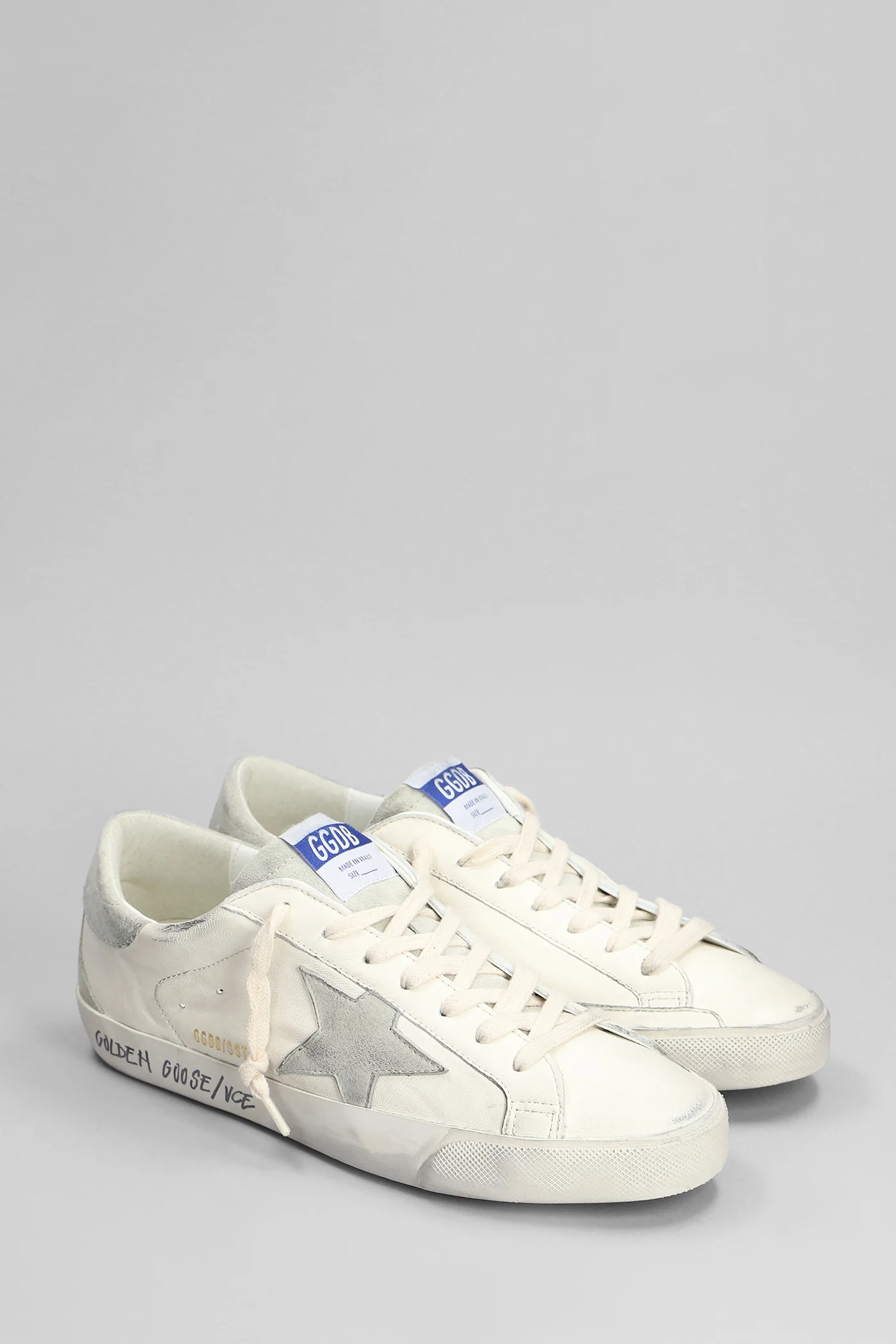 Superstar Sneakers in white leather - Image 2
