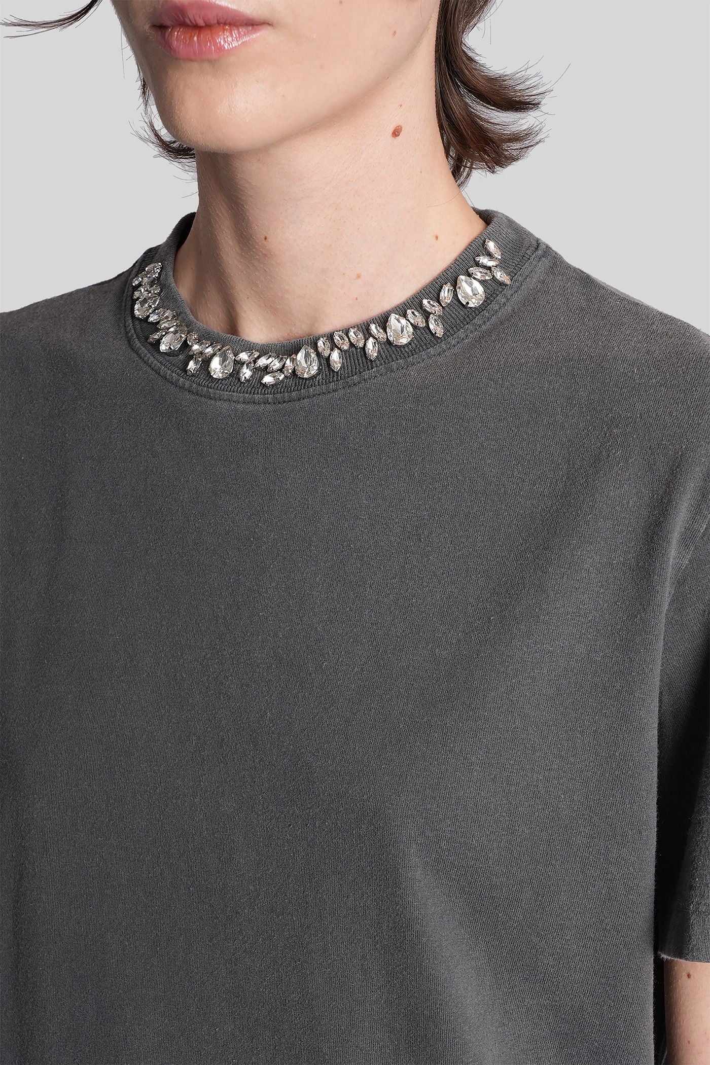 T-Shirt in grey cotton - Image 5