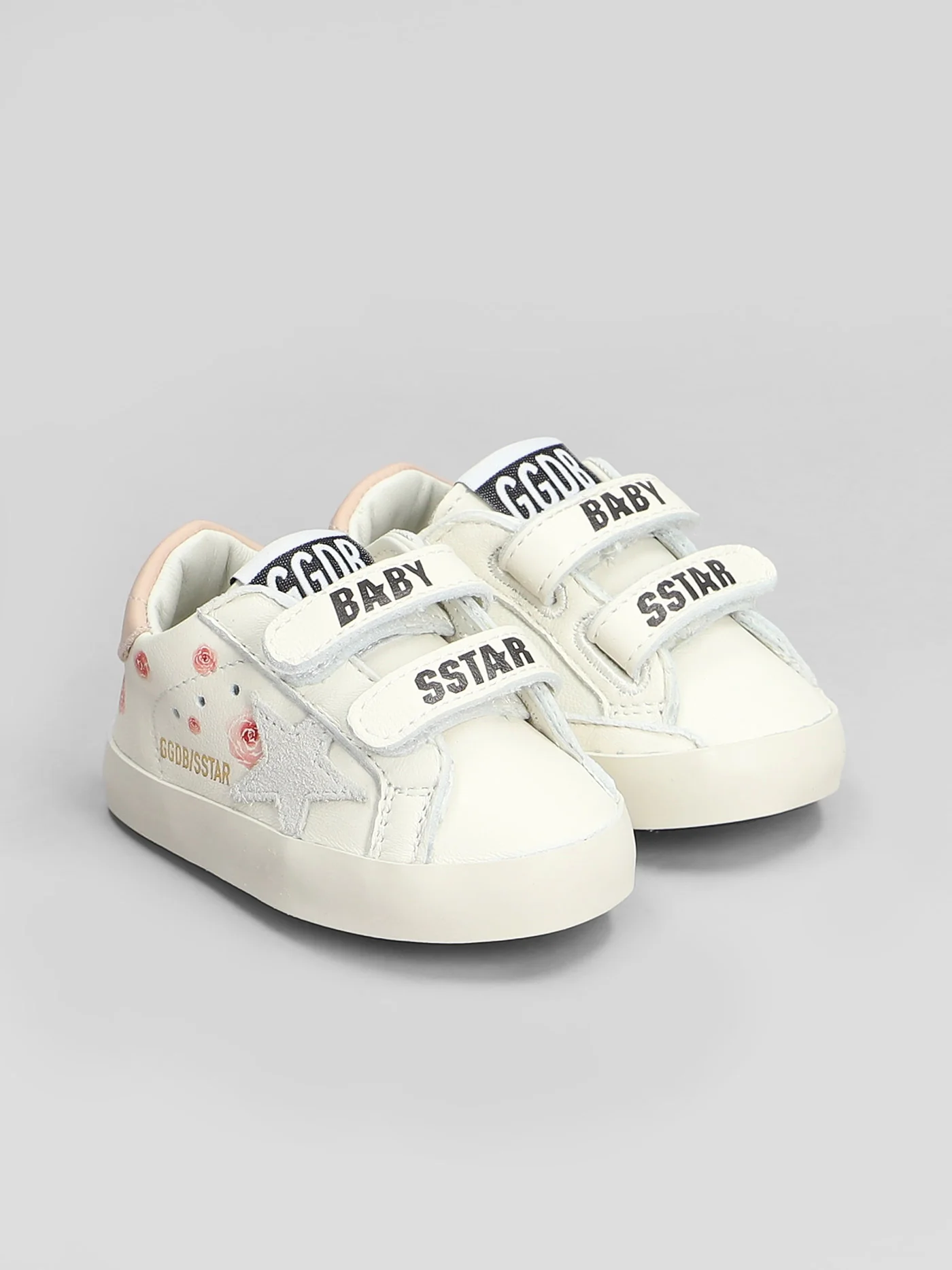 Baby School Sneakers in white leather - Image 2