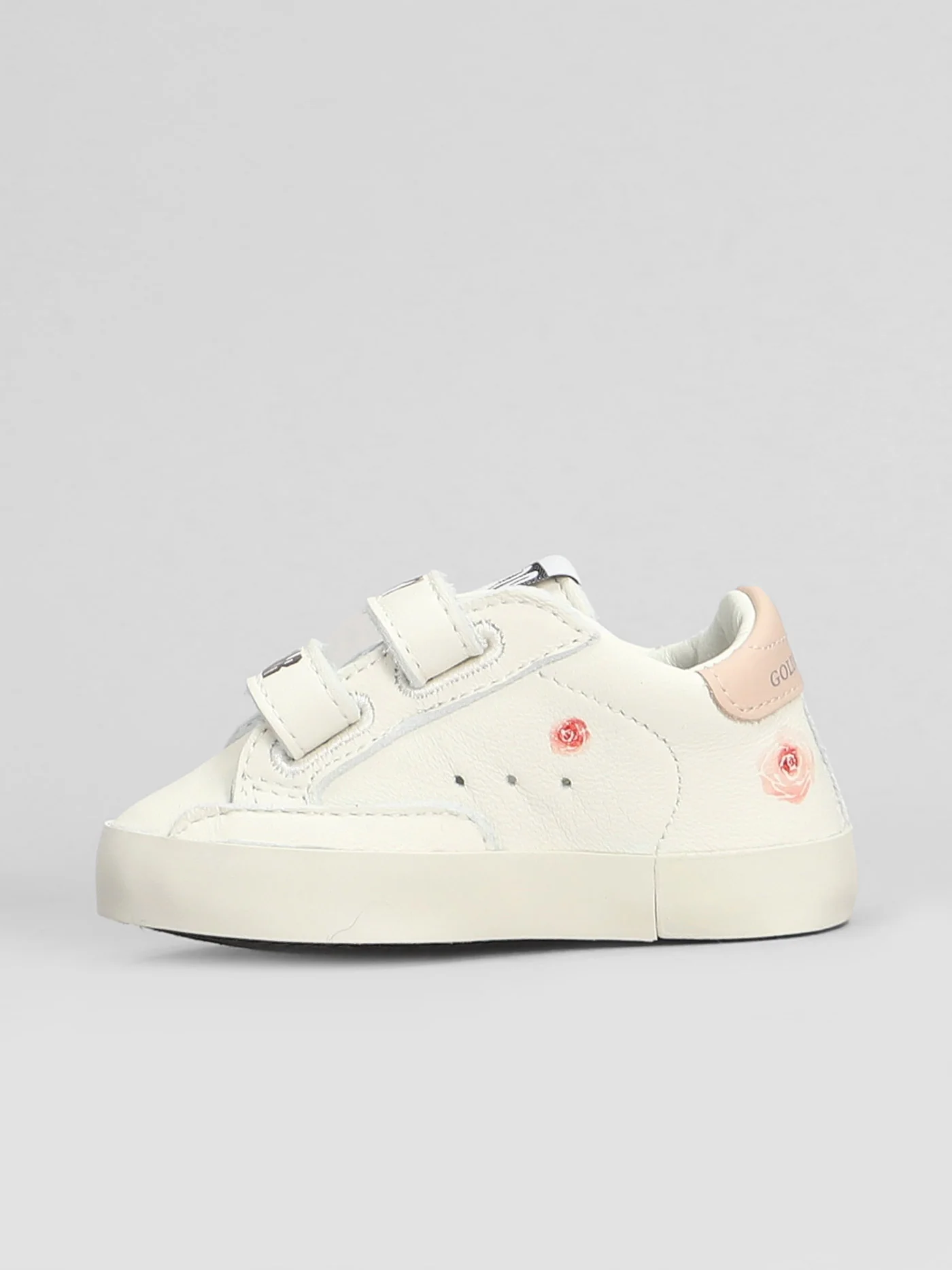 Baby School Sneakers in white leather - Image 3