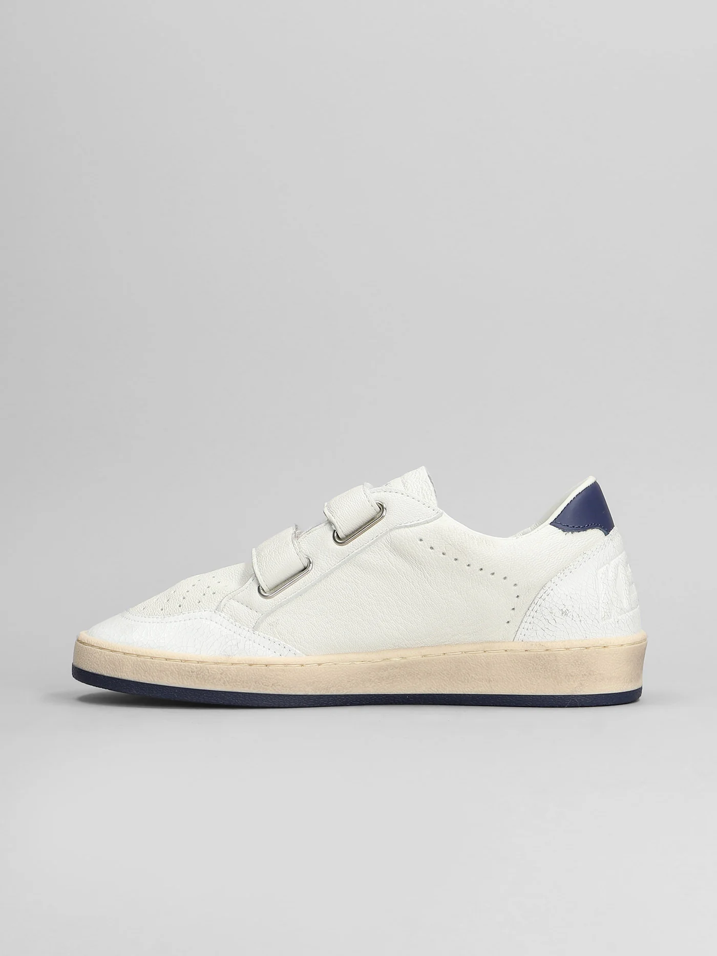 Ball Star Sneakers in white leather - Image 3