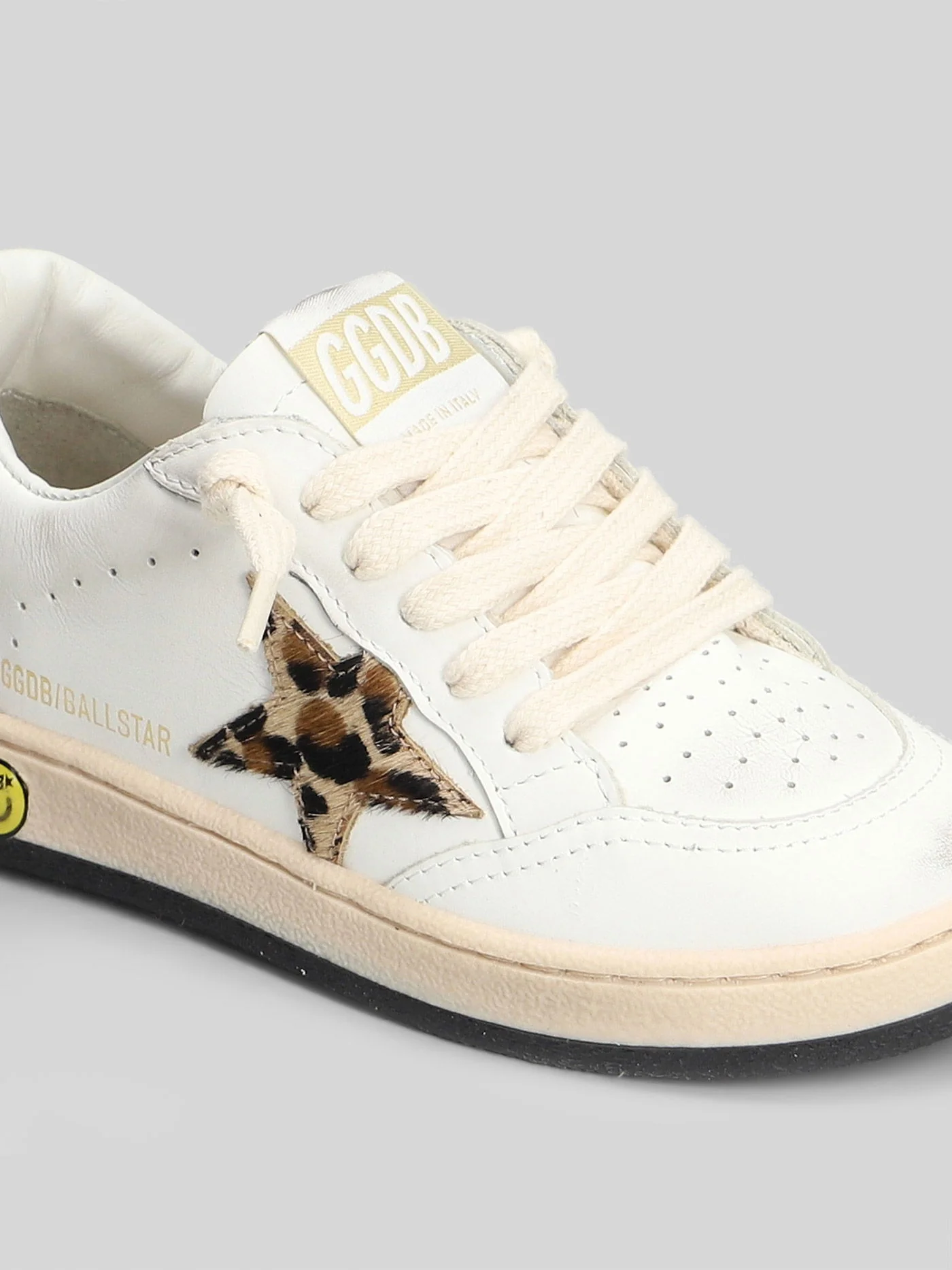 Ball Star Sneakers in white leather - Image 25