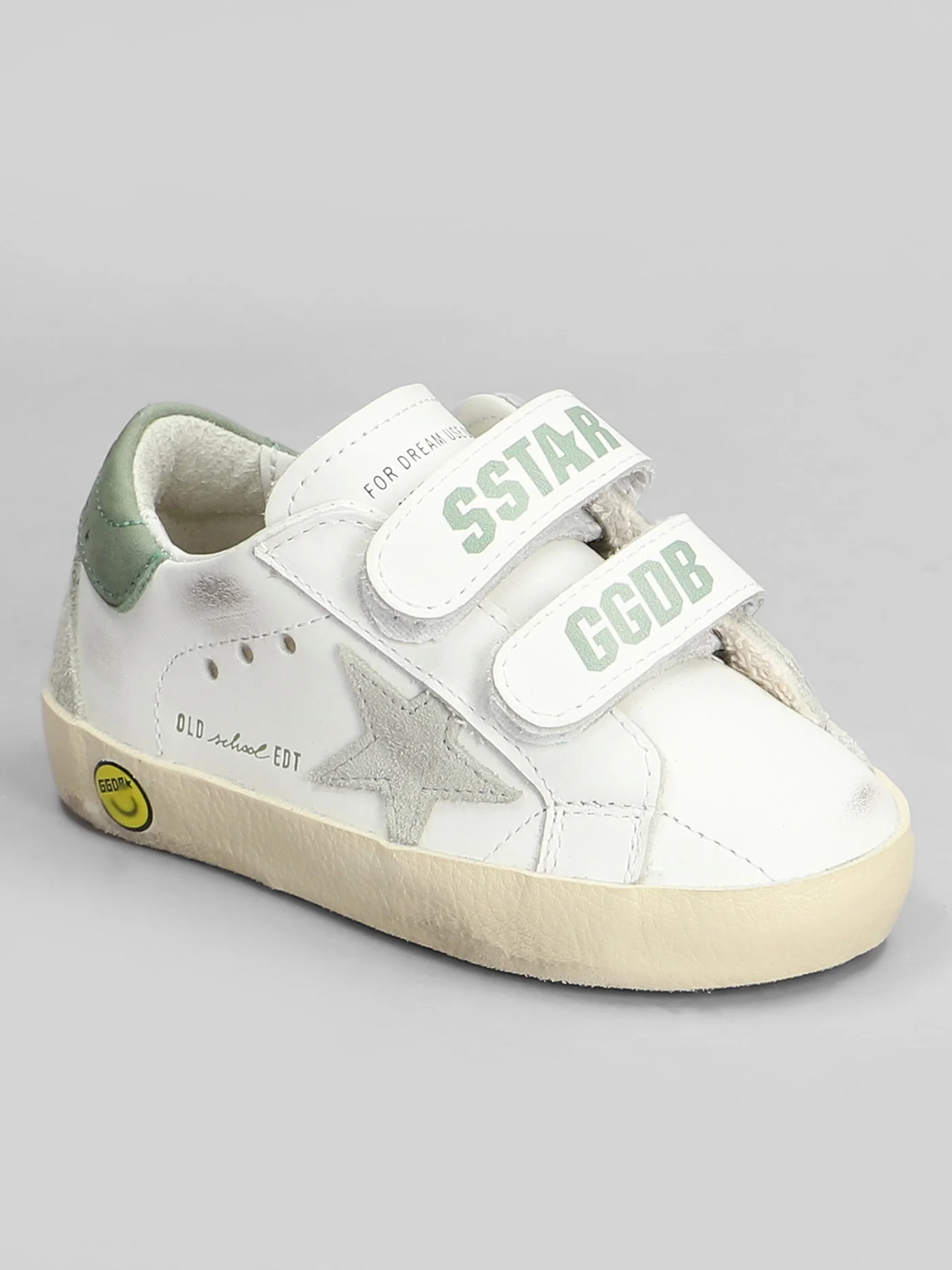 Old School Sneakers in white leather - Image 5