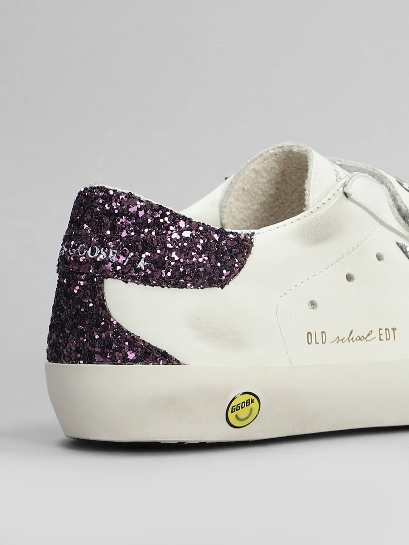 Old School Sneakers in white leather - Image 5