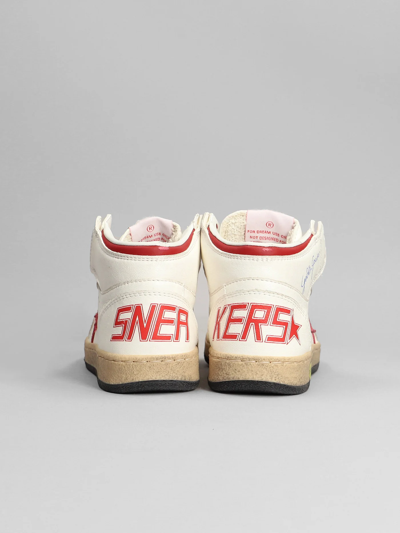 Sky Star Sneakers in white leather - Image 4