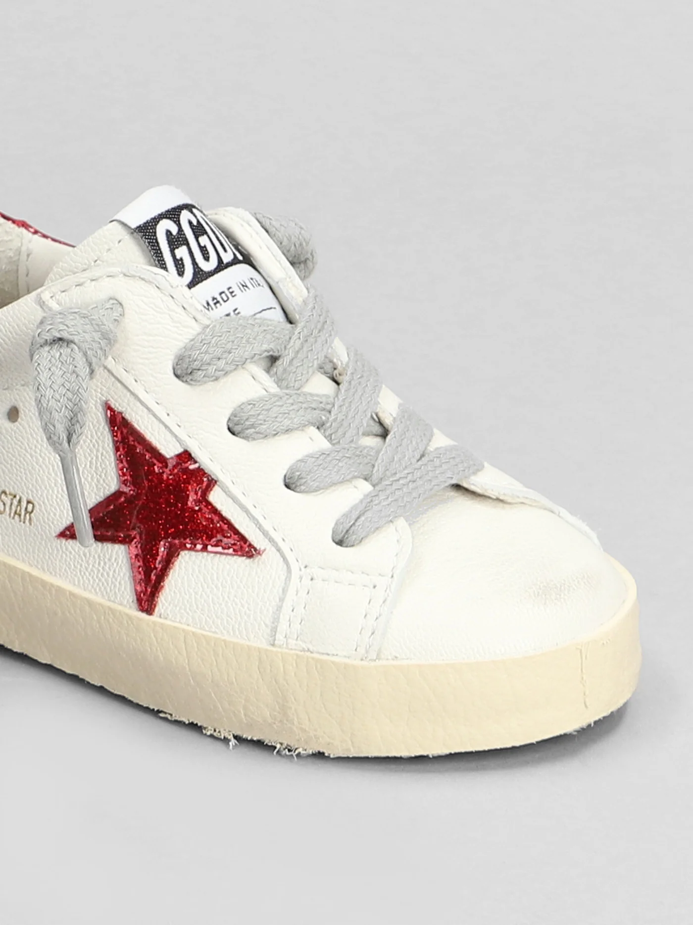 Superstar Sneakers in white leather - Image 5