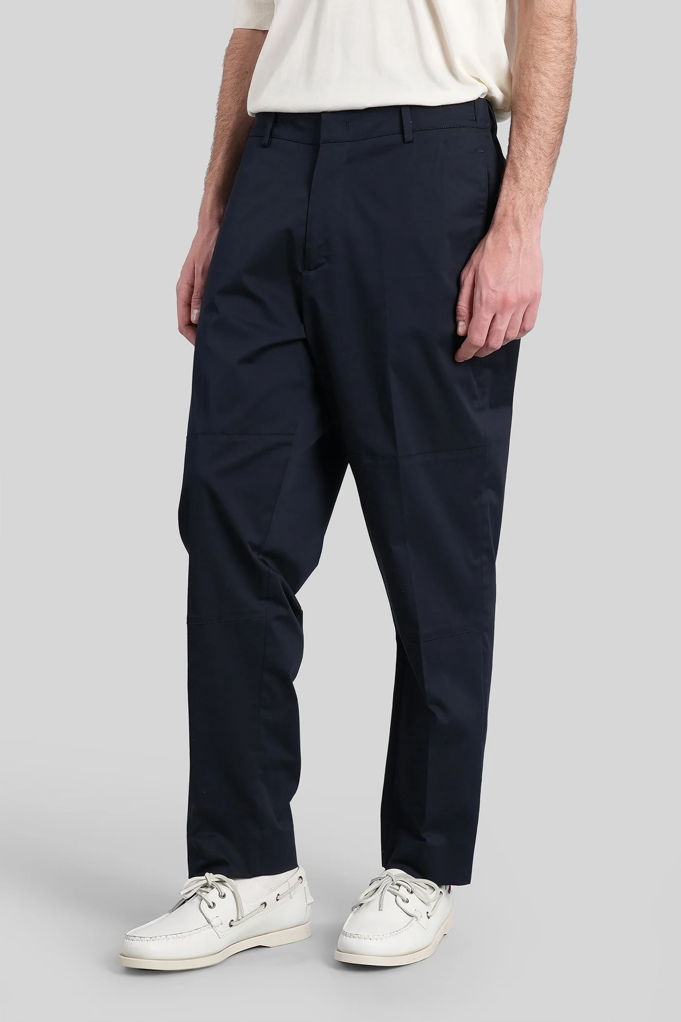Diky Pants in blue cotton - Image 4