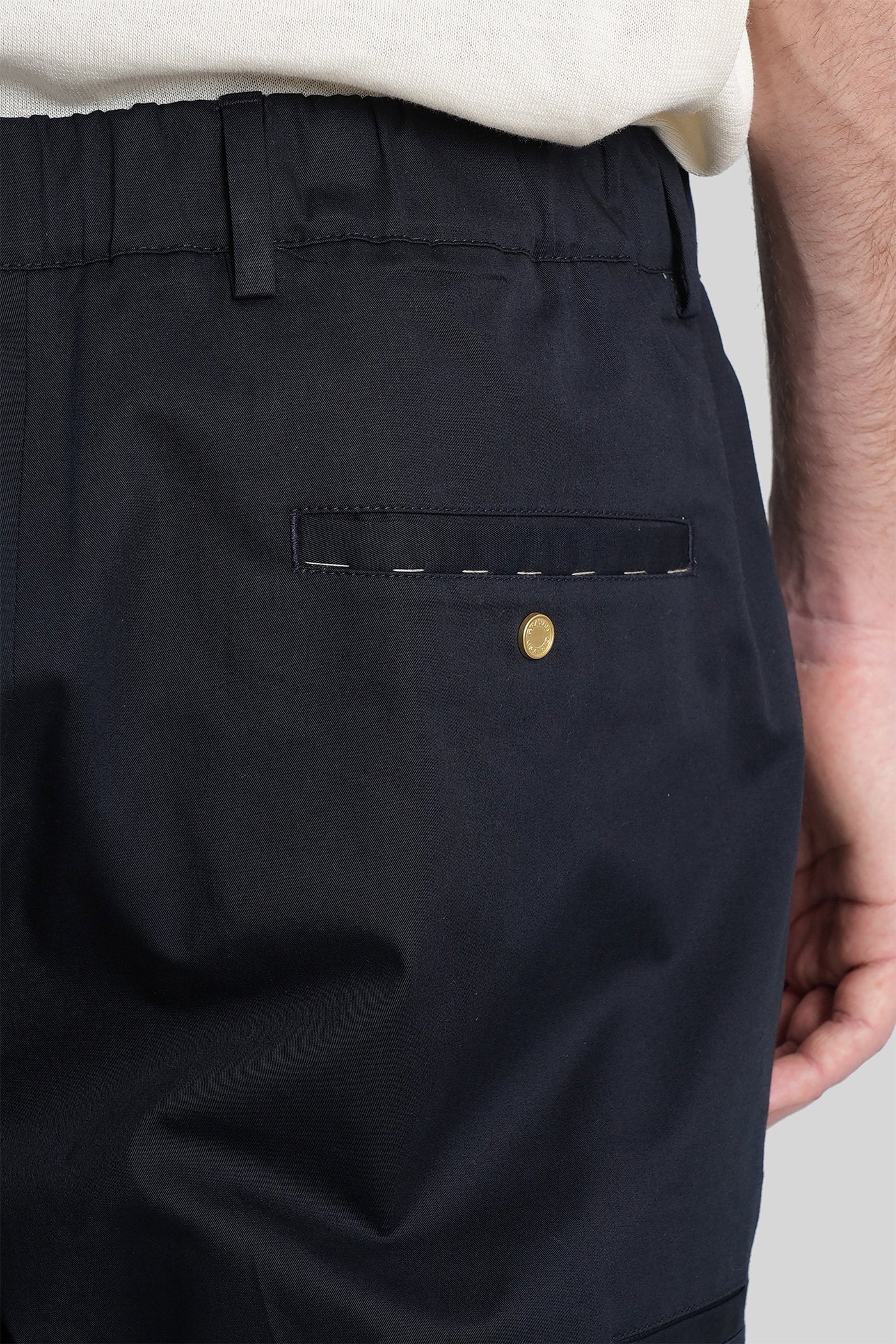 Diky Pants in blue cotton - Image 5
