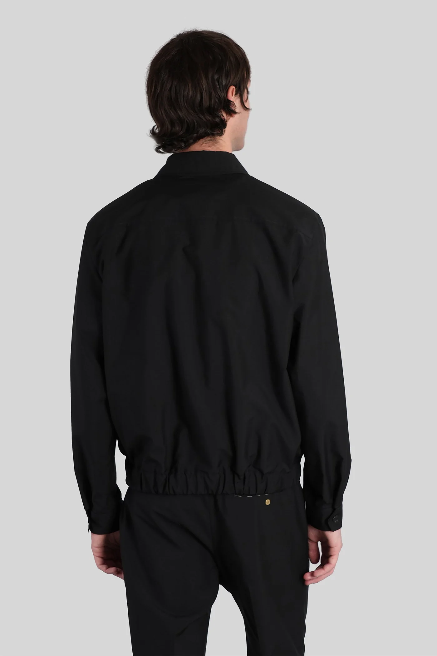 Niko Casual jacket in black wool - Image 3