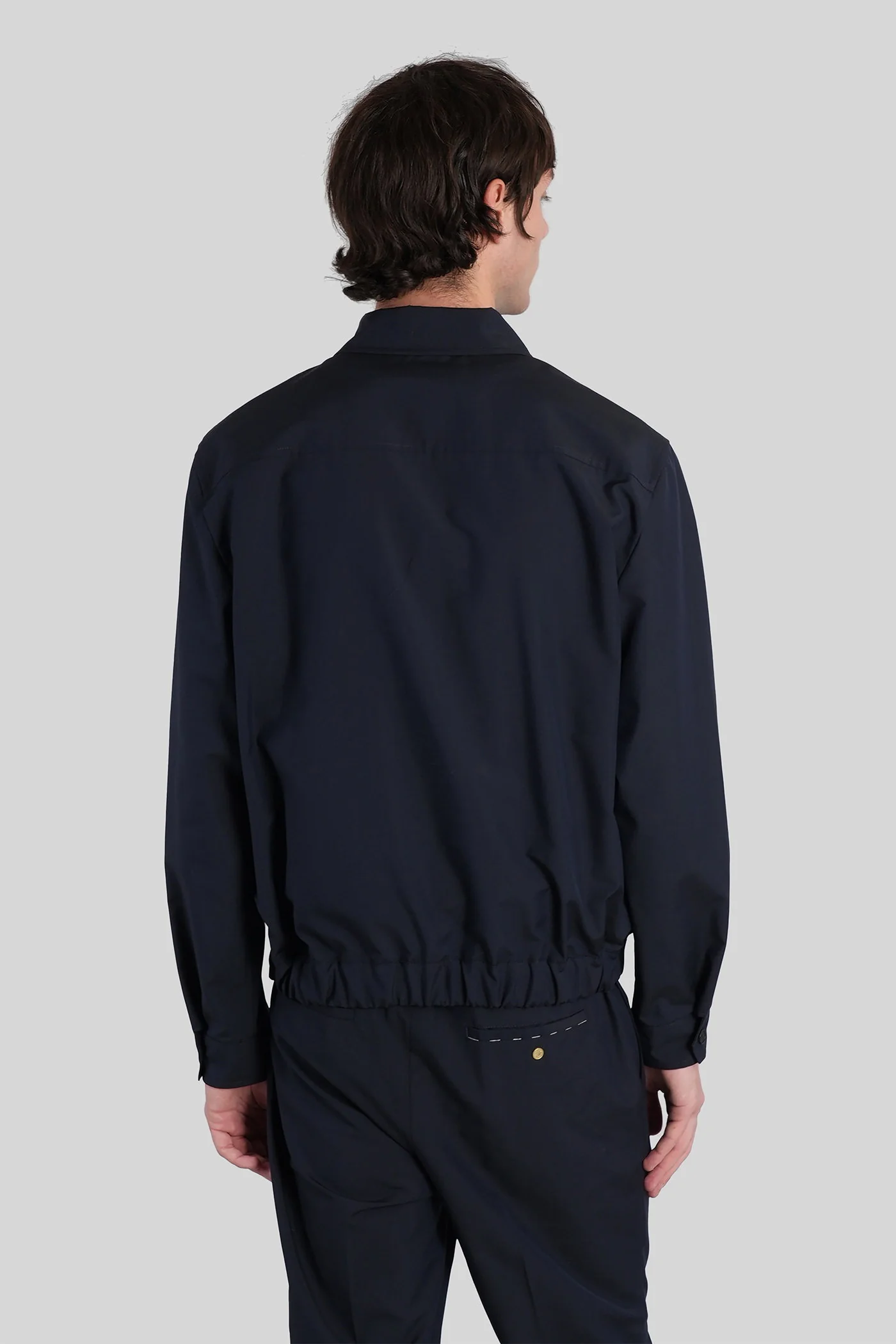 Niko Casual jacket in blue wool - Image 3