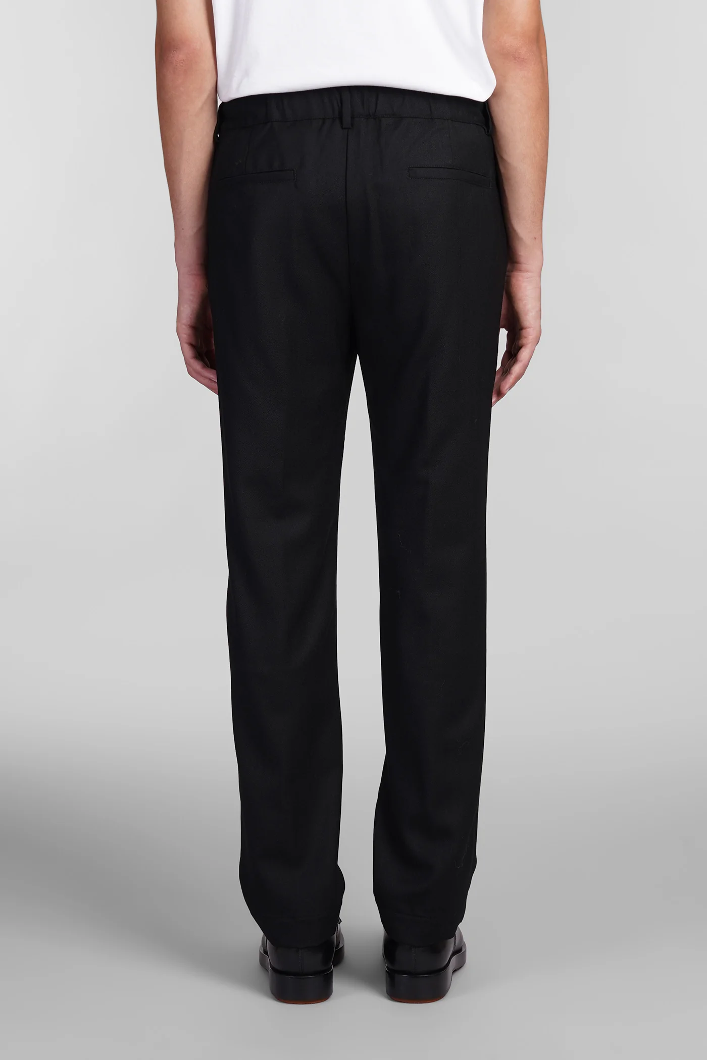 Pants in black wool - Image 3
