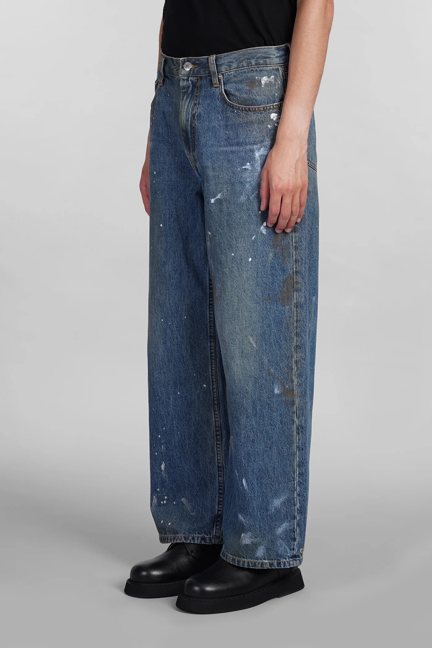 Jeans in blue cotton - Image 3