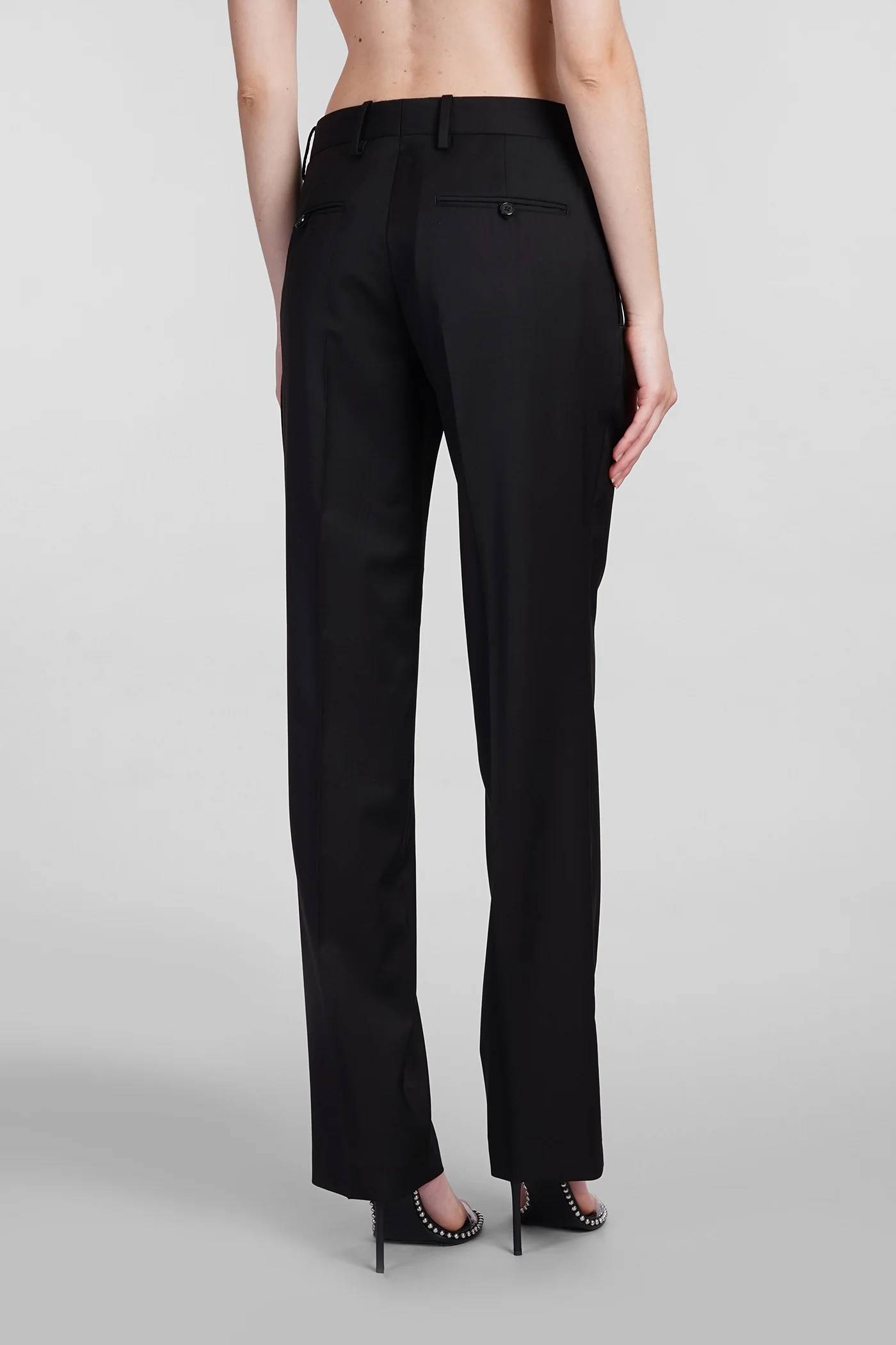Pants in black wool - Image 3