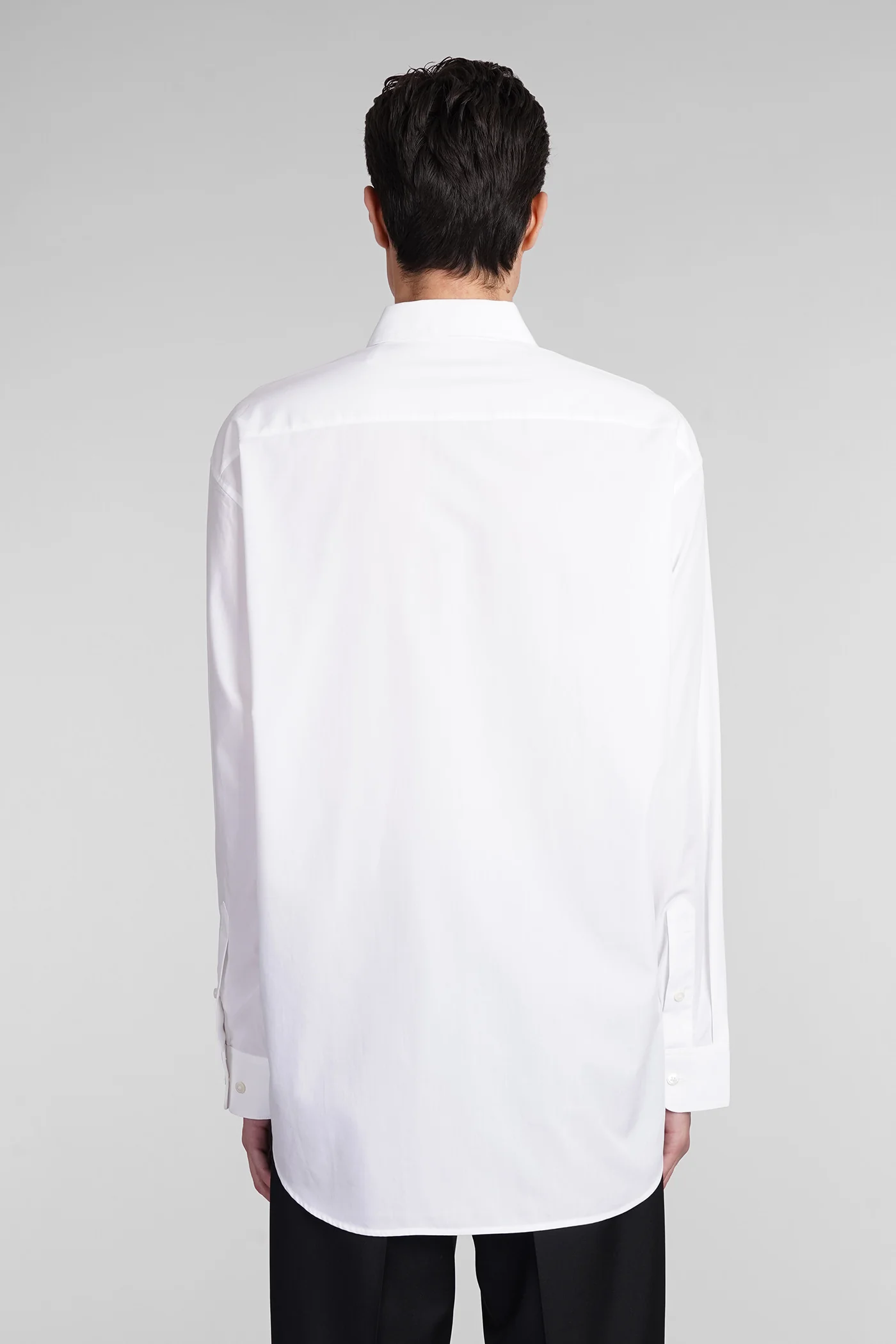 Shirt in white cotton - Image 3