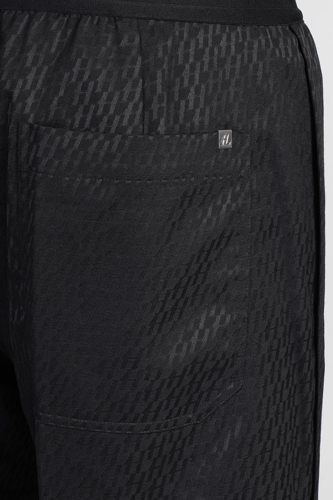 Shorts in black polyester - Image 5
