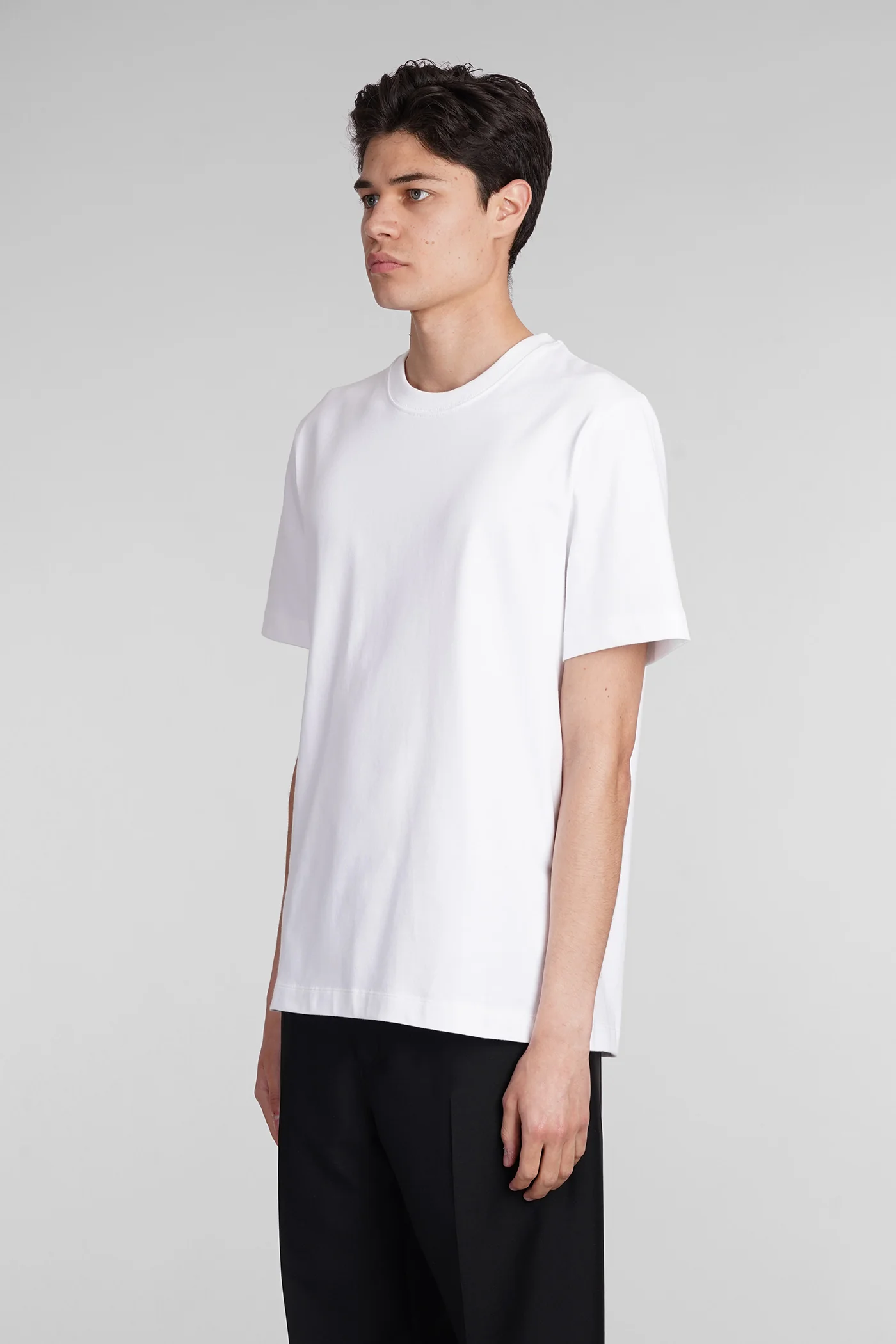 T-Shirt in white cotton - Image 4